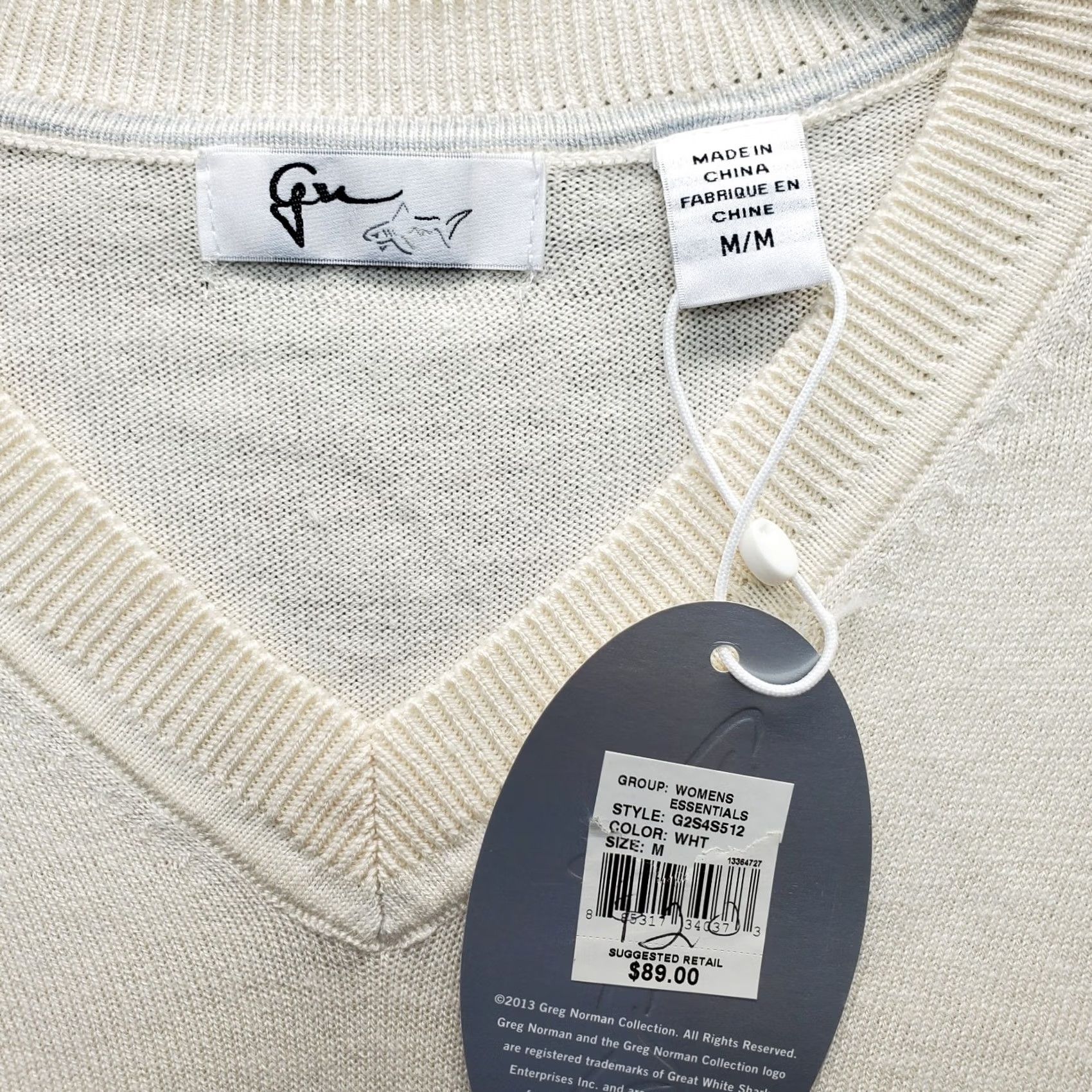 Vintage Greg Norman Mens Sweater Shirt? Wait no—Shirt. Size US M / EU 48-50 / 2 - 3 Thumbnail
