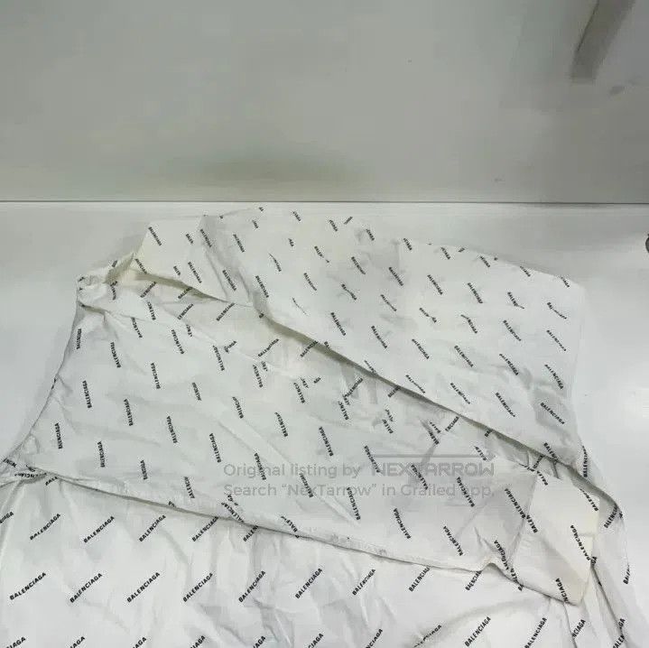 Balenciaga Balenciaga Logo Print Long Sleeve Casual Shirt. Size US M / EU 48-50 / 2 - 7 Thumbnail