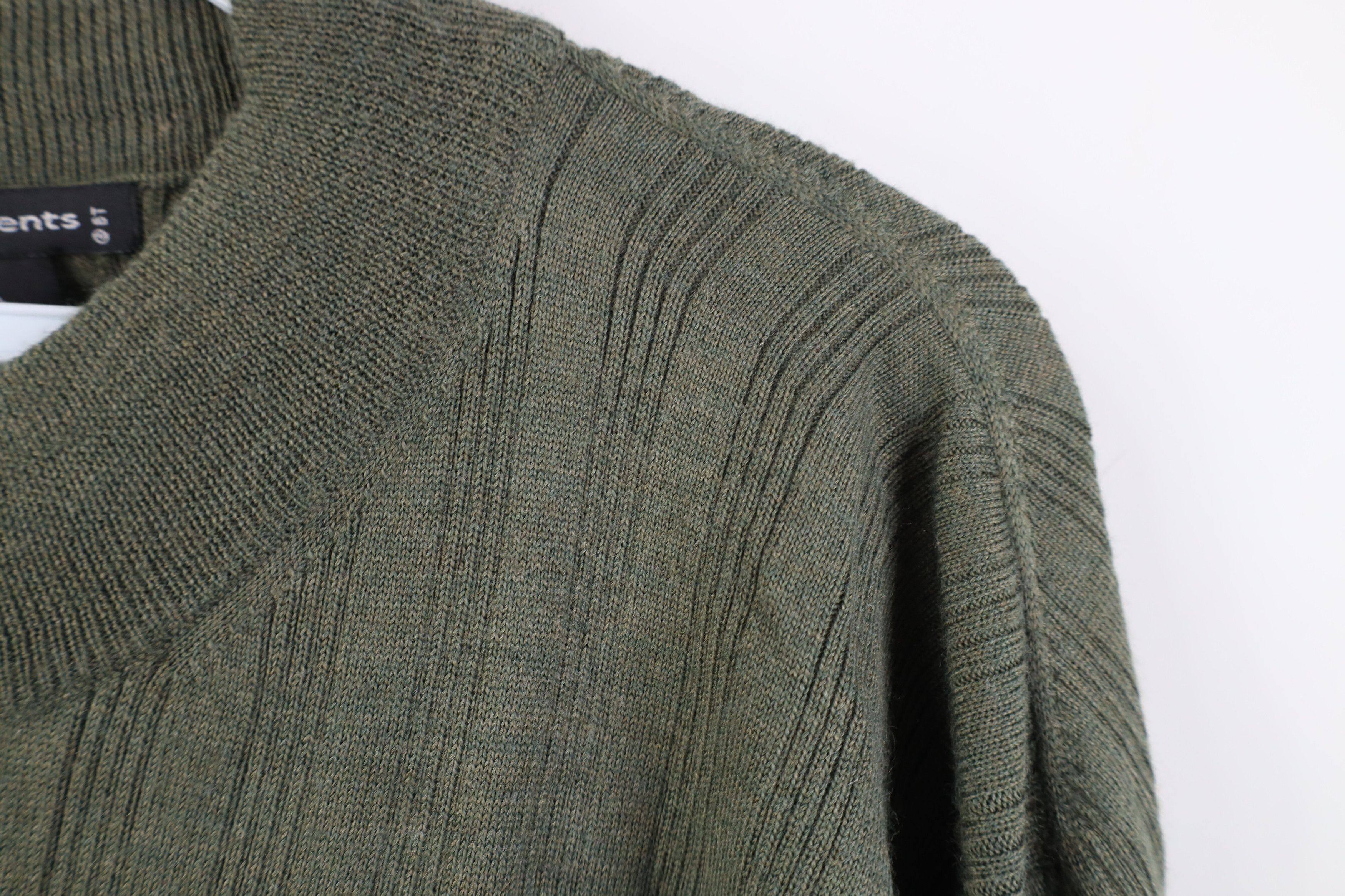 Vintage Deadstock Vintage 90s Streetwear Knit Mock Neck Sweater Size US XXL / EU 58 / 5 - 6 Thumbnail