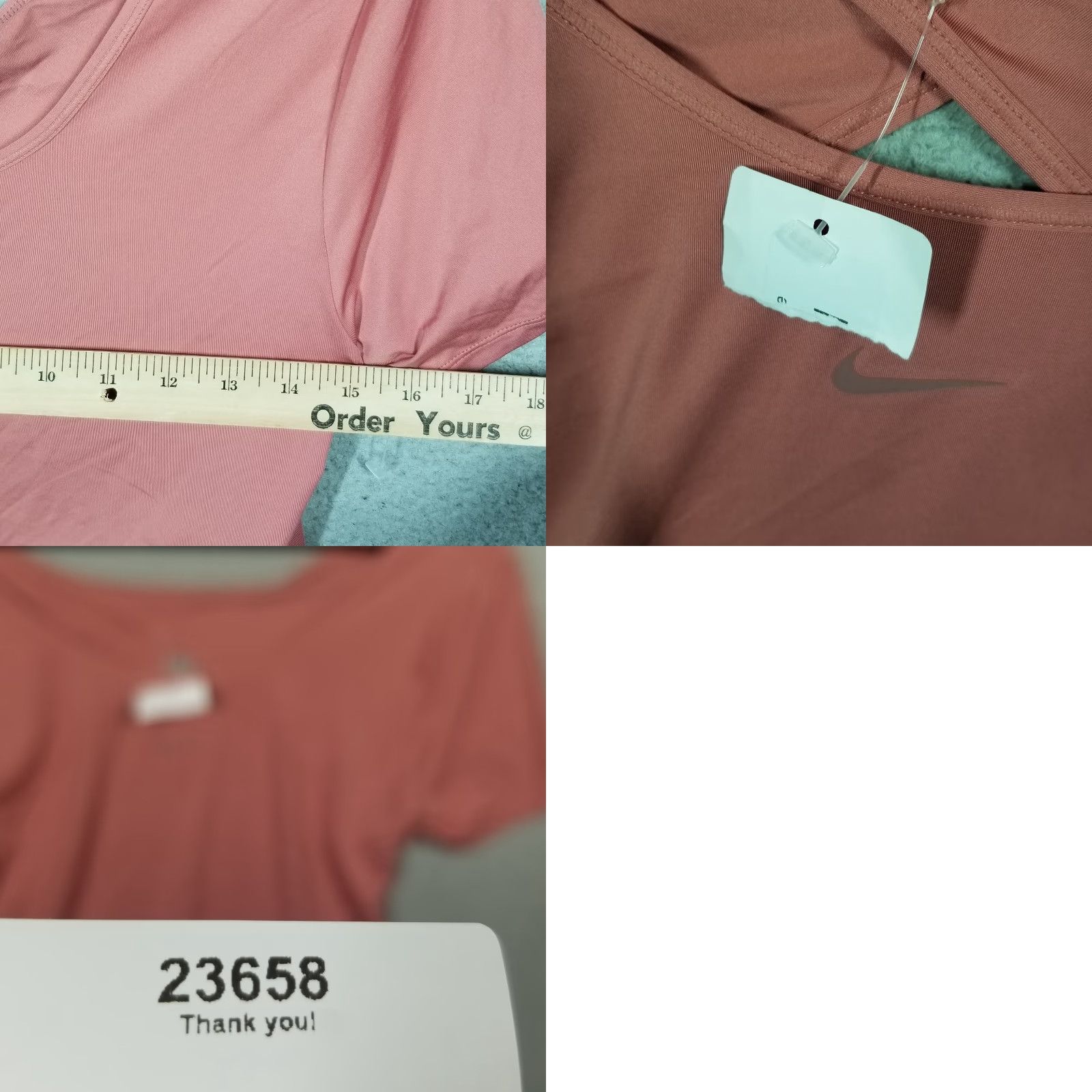 Nike Nike One Classic Dri-FIT Short-Sleeve Cropped Twist Top FN2851-634 Pink Size S Size S / US 4 / IT 40 - 8 Thumbnail