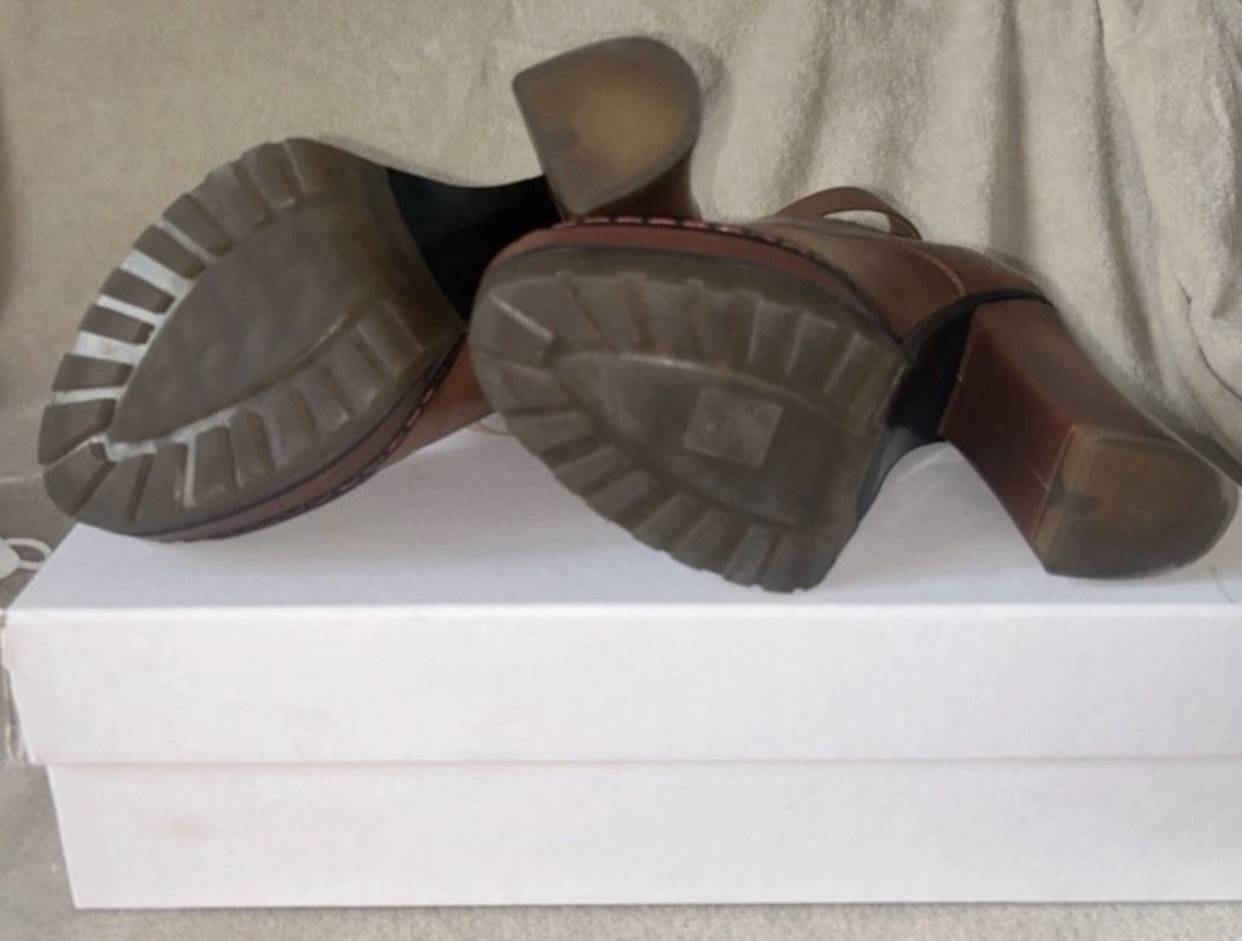 Chloe Chloé Leather “Western Daisy” sandals - Canyon Brown Size US 6 / IT 36 - 3 Thumbnail