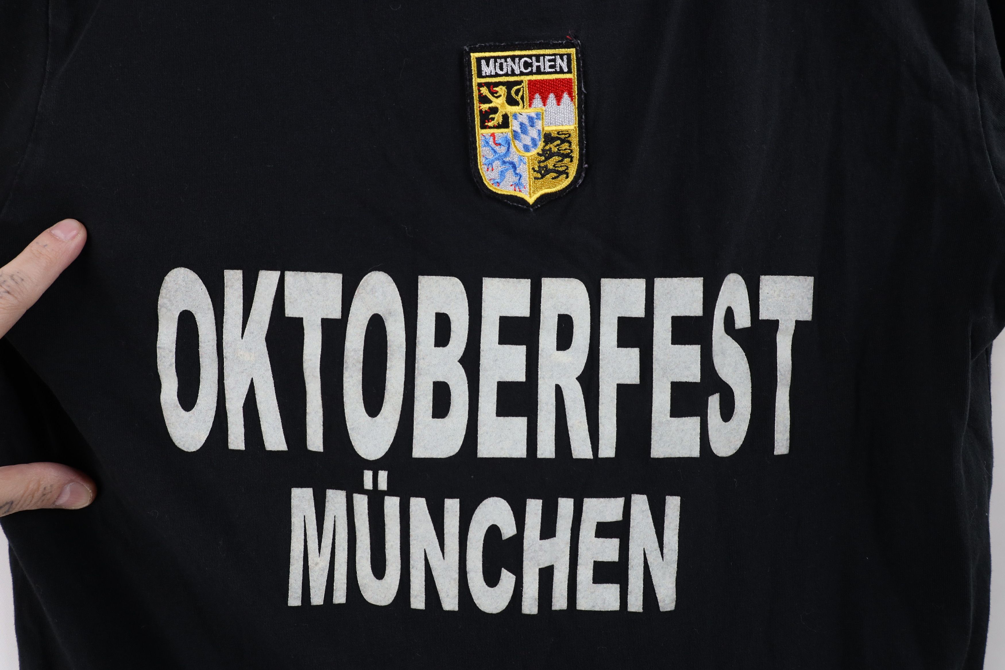 Vintage Vintage 90s Streetwear Oktoberfest Munchen Ringer T-Shirt Size M / US 6-8 / IT 42-44 - 4 Thumbnail