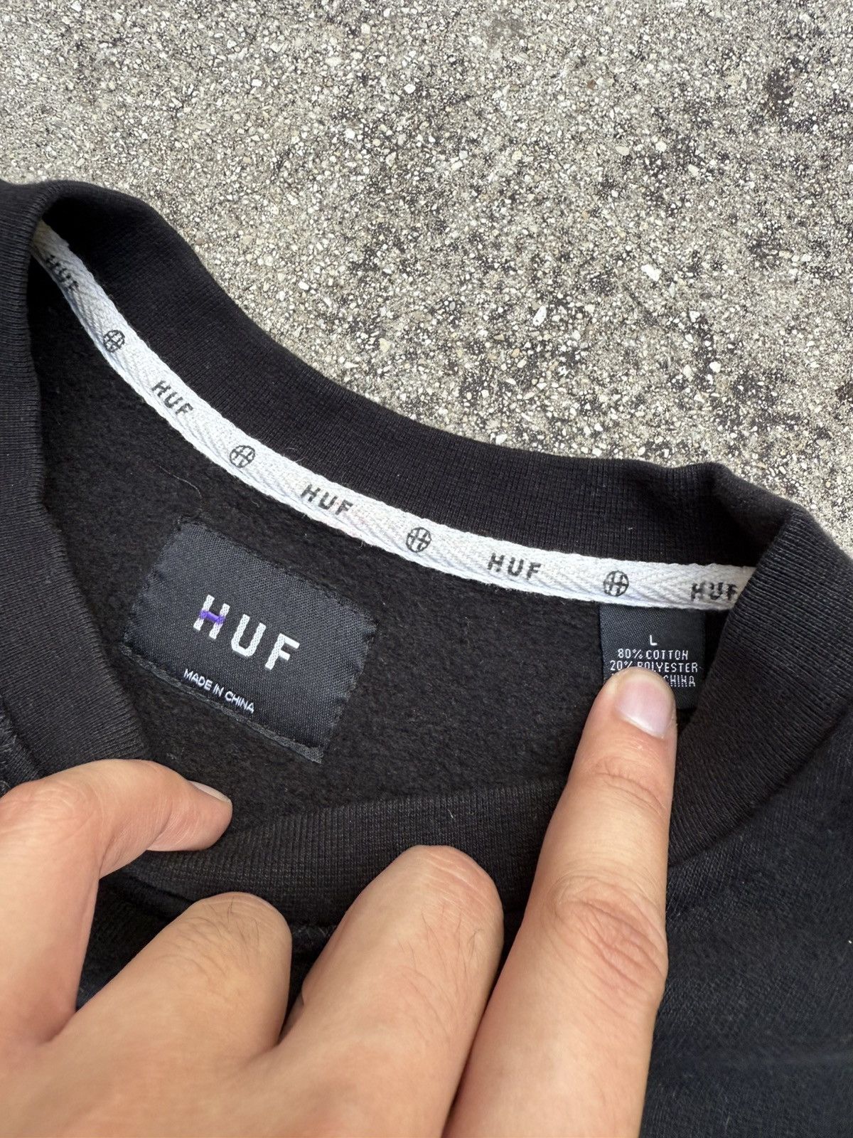Huf HUF x Iron maiden Ratchet tour sweatshirt black crewneck L Size US L / EU 52-54 / 3 - 3 Thumbnail