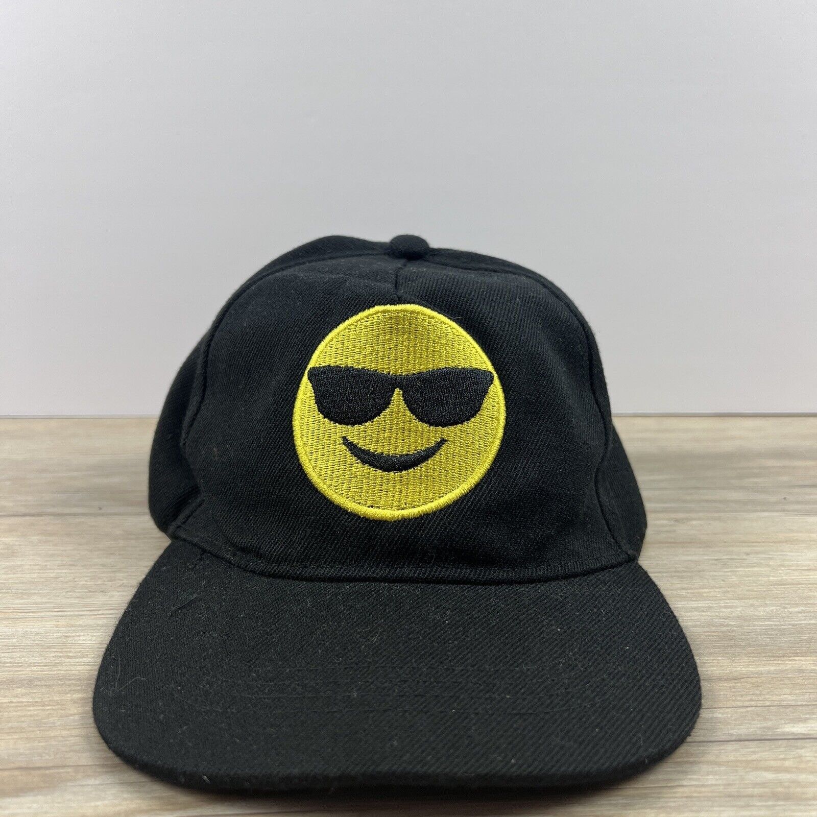 Other Smiley Face Hat Smile Snapback Hat Black Adjustable Hat Adul Size ONE SIZE - 6 Thumbnail