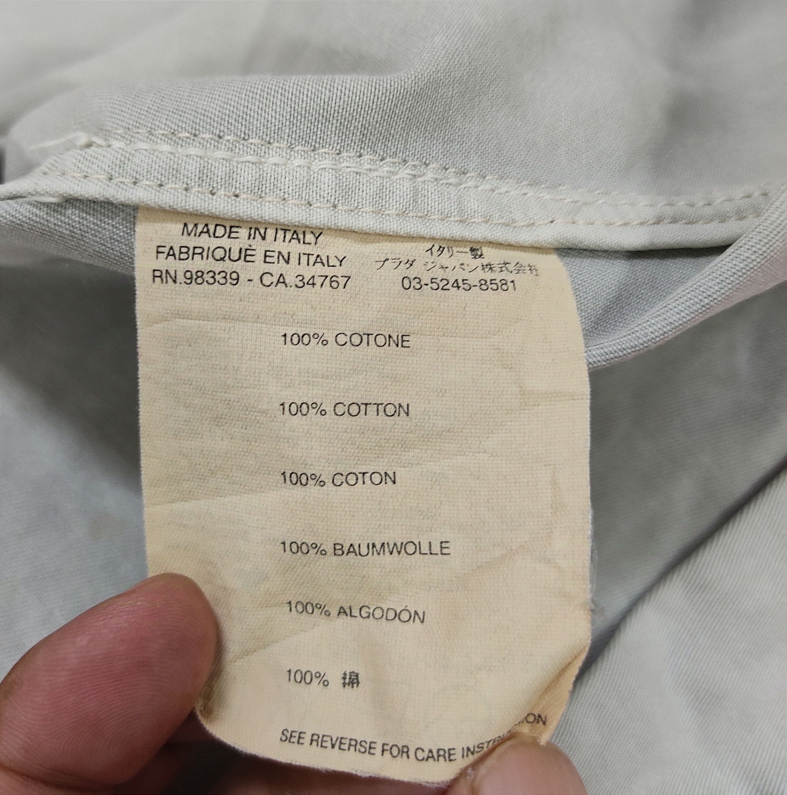 Prada PRADA SS13 Cotton Twill Sport Overshirt Jacket Size US L / EU 52-54 / 3 - 18 Thumbnail