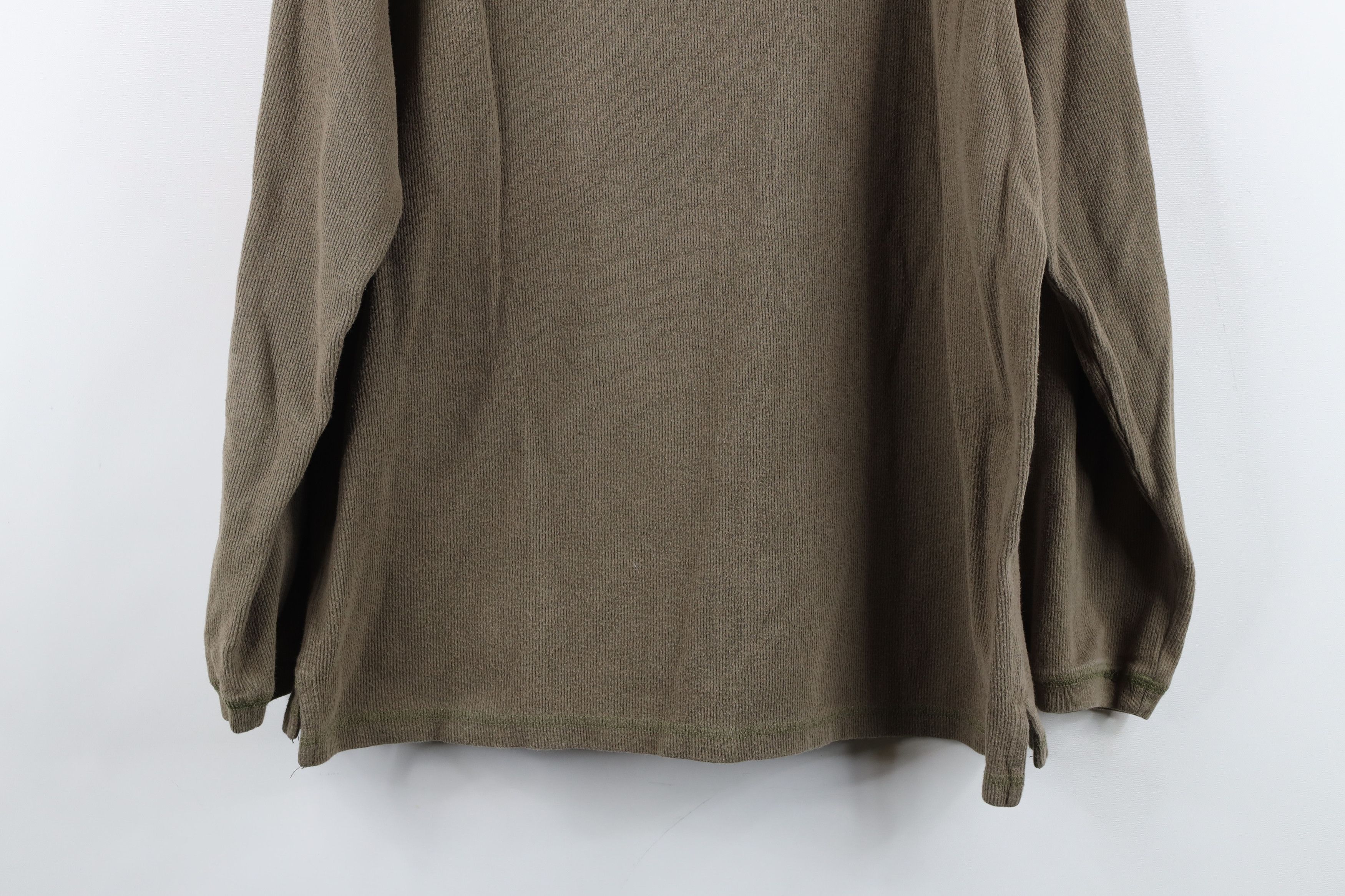 Vintage Vintage 90s Streetwear Ribbed Long Sleeve Henley T-Shirt Size US S / EU 44-46 / 1 - 15 Thumbnail