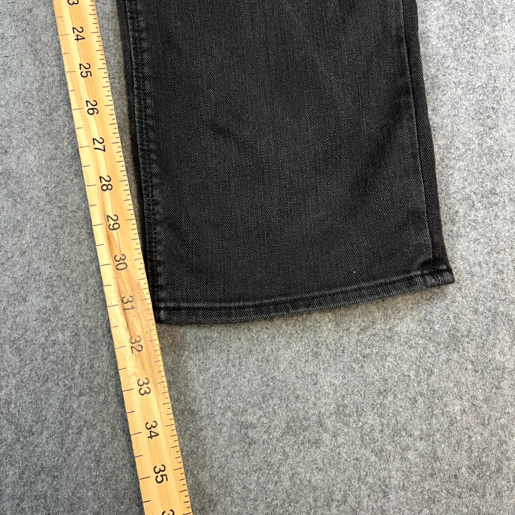 Hugo Boss HUGO BOSS Jeans Maine 1 Regular 34 Dark Wash Black Faded Stretch Denim 5-Pocket Men Mens Tapered Waist 34 Inside Leg 32 Vintage No Size US 34 / EU 50 - 4 Thumbnail