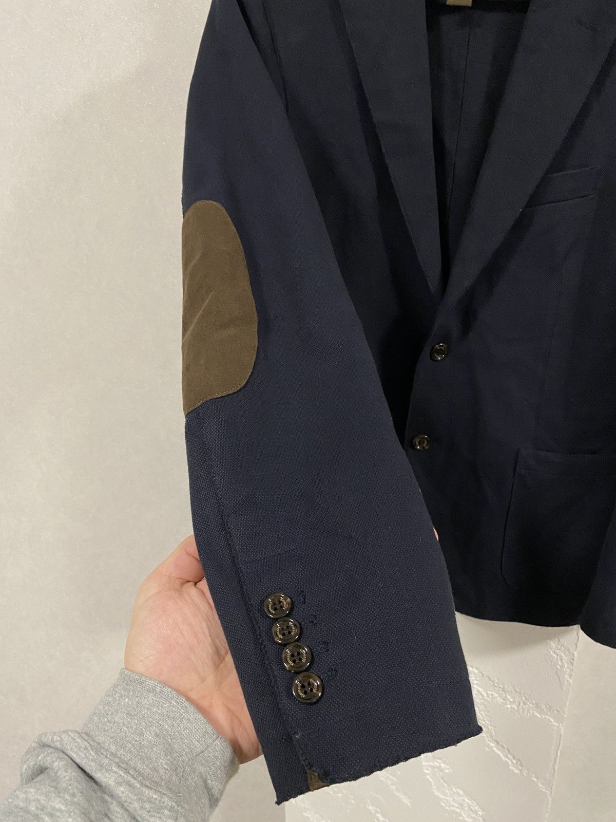 Eleventy Eleventy Luxury Single Breasted Cotton Sport Blazer Size 46R - 5 Thumbnail