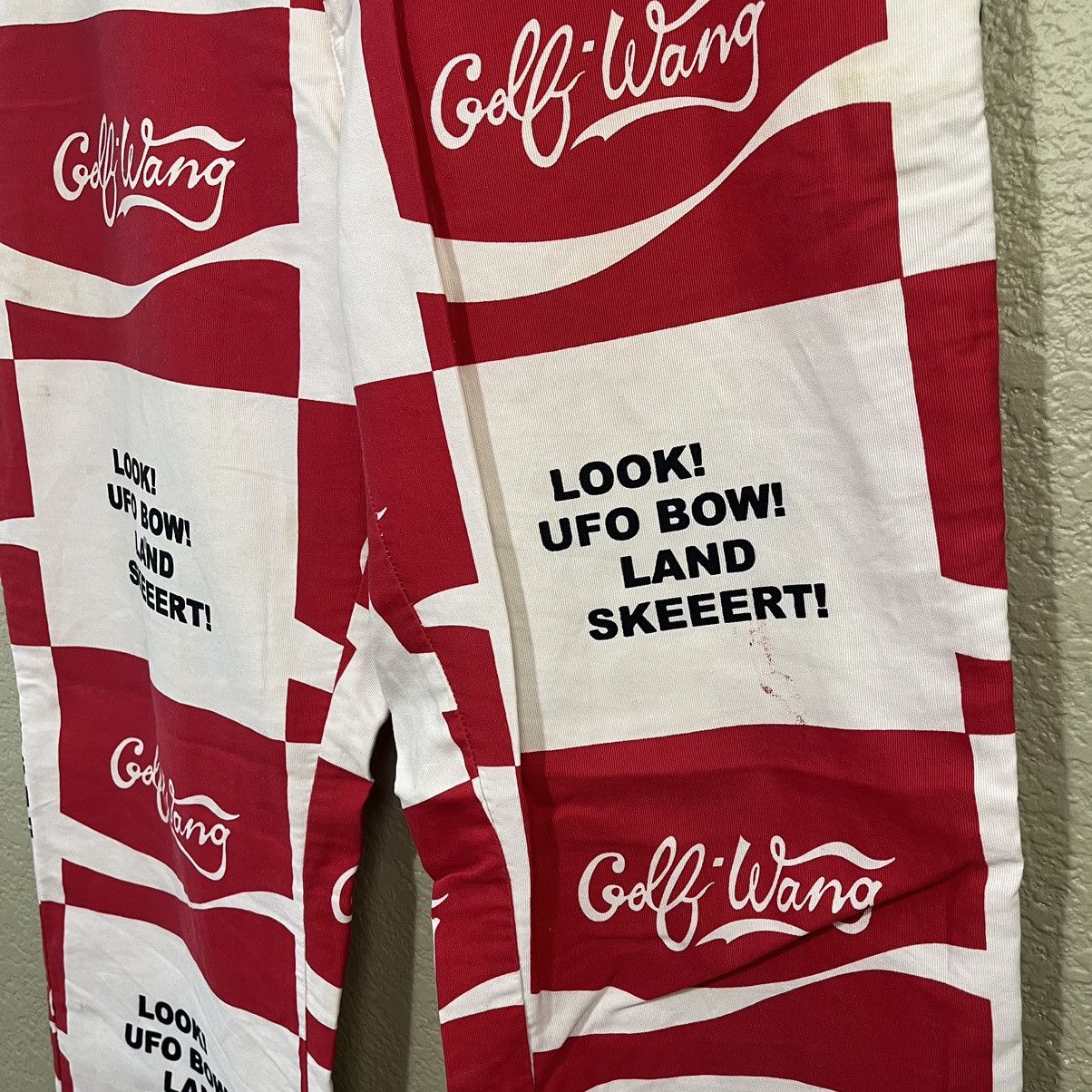 Golf Wang Golf Wang Coco Cola UFO Chino Pants Size 32 Size US 32 / EU 48 - 4 Thumbnail