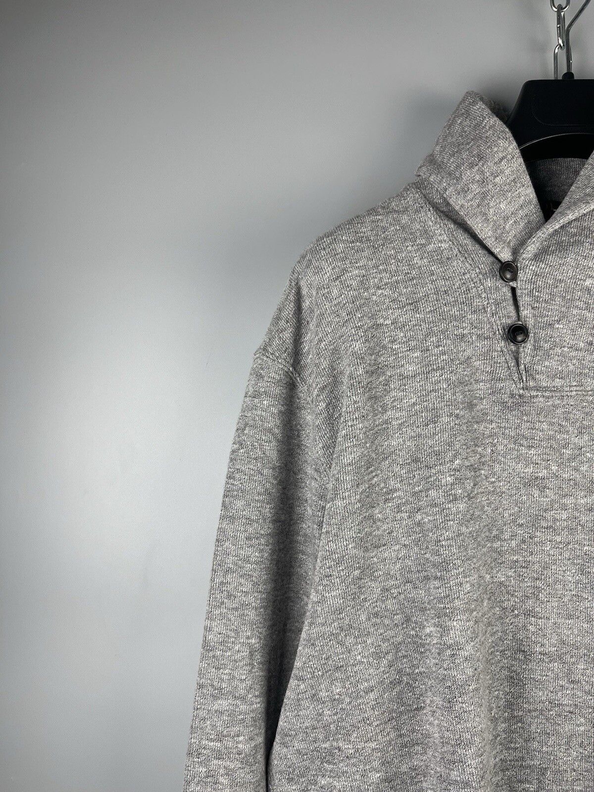 Polo Ralph Lauren Polo Ralph Lauren Shawl Neck Gray Pullover Sweater Size US M / EU 48-50 / 2 - 4 Thumbnail