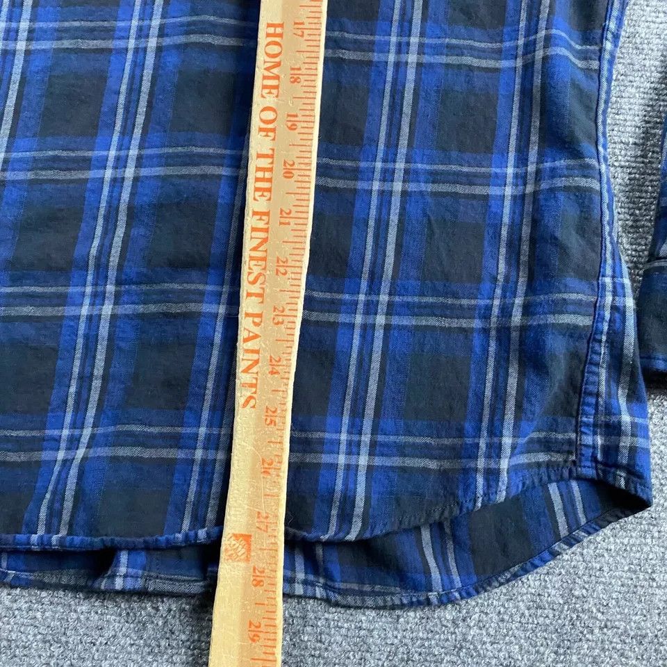Apt. 9 Apt. 9 Flannel Shirt Men's Medium Plaid Blue Button Up Size US M / EU 48-50 / 2 - 5 Thumbnail