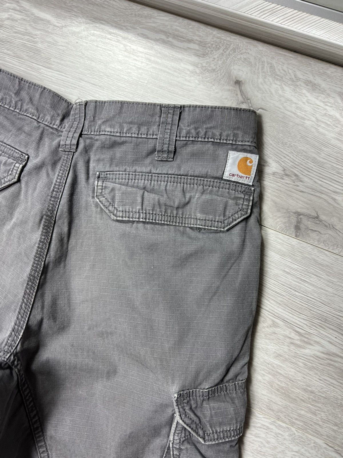Carhartt × Vintage Carhartt Destroyed Cargo Baggy Pants Workwear Street Style Size US 33 - 7 Thumbnail