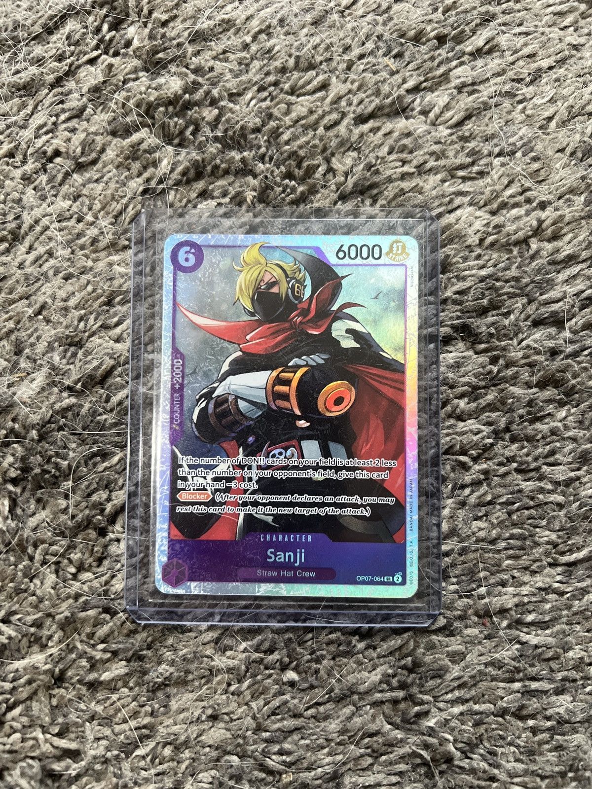 One Piece One Piece Sanji Card Size ONE SIZE - 1 Thumbnail