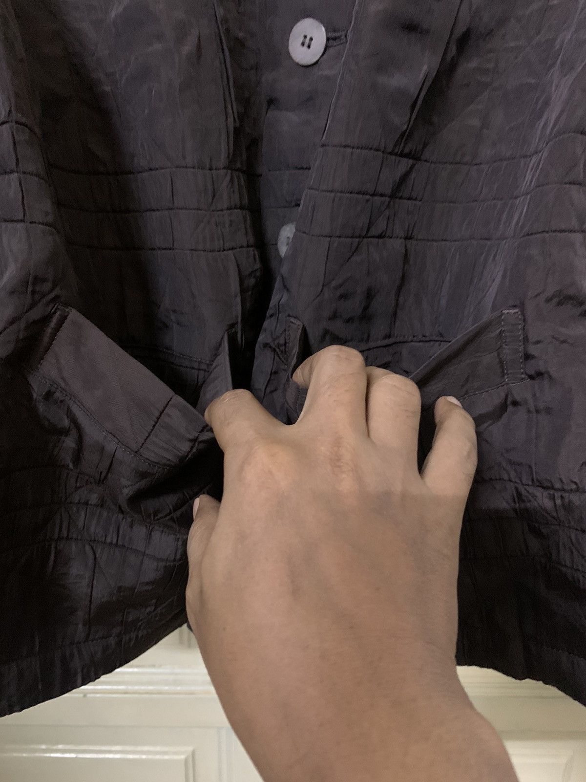 Issey Miyake 💥Vintage Issey Miyake Button Jacket Size M / US 6-8 / IT 42-44 - 4 Thumbnail