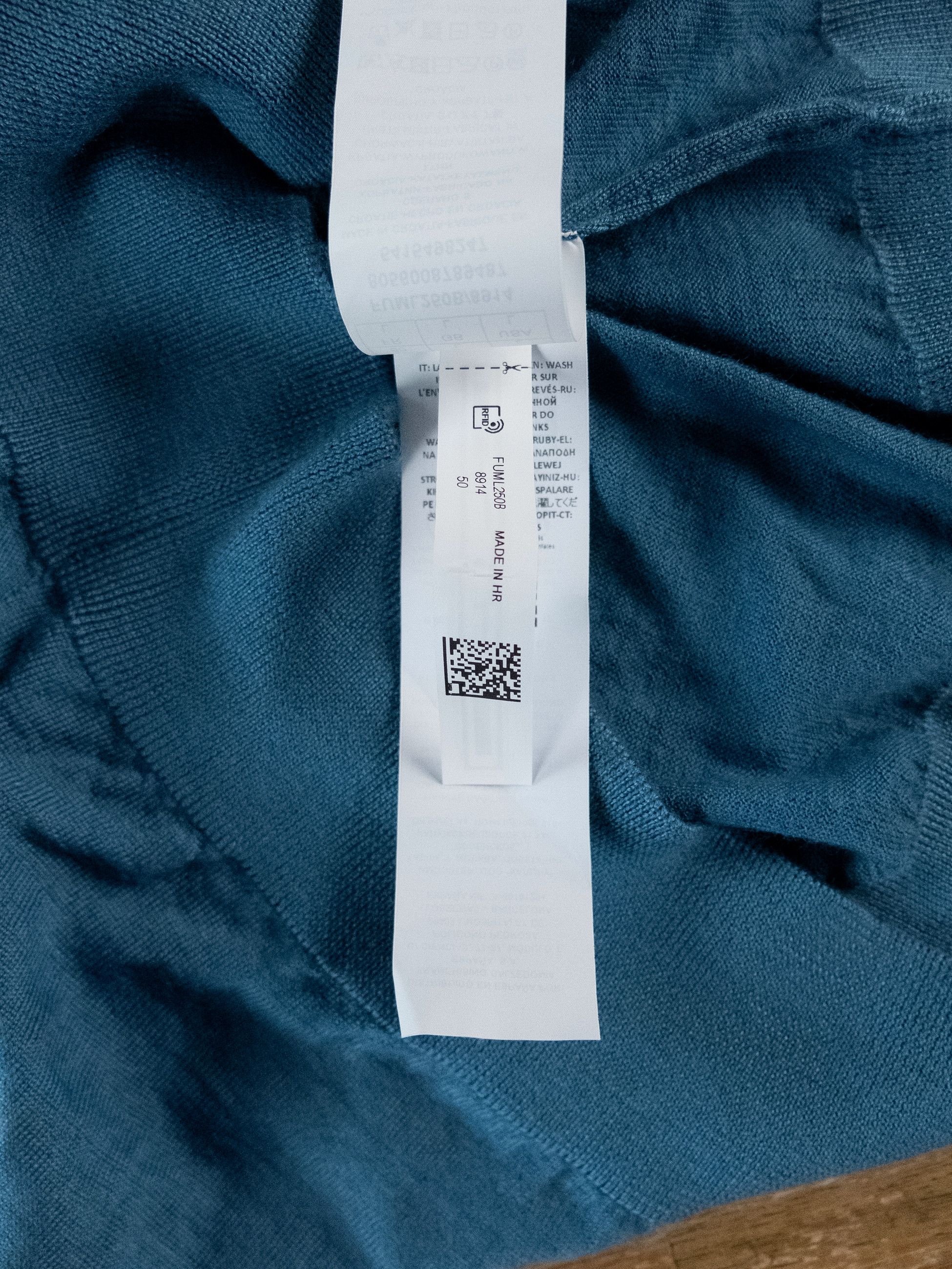Other FALCONERI blue cashmere v-neck sweater Large Size US L / EU 52-54 / 3 - 7 Thumbnail