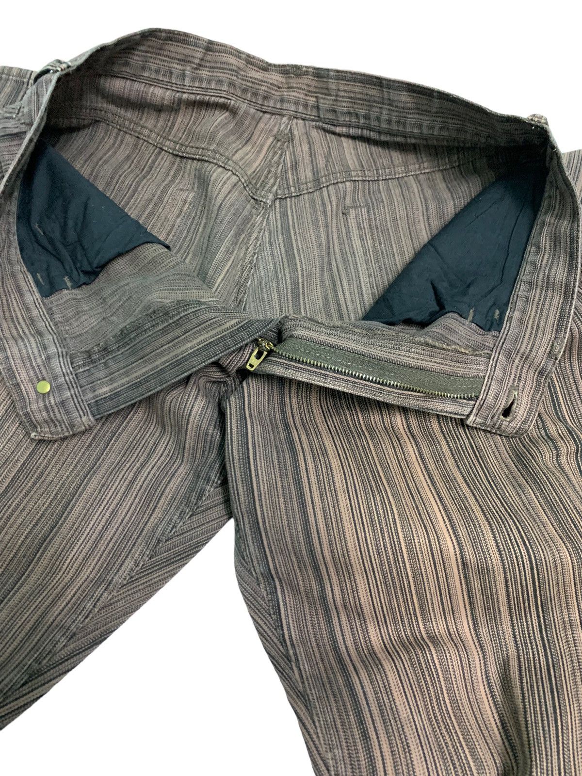 Japanese Brand 🔥Rare Vintage Stripes Trouser Japanese Brand Size US 32 / EU 48 - 10 Thumbnail