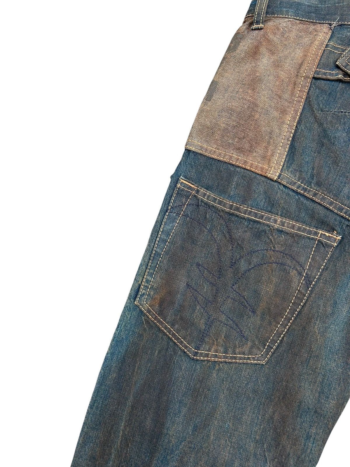 Kapital VINTAGE MICHIKO KOSHINO YEN RUSTY BUCKLE BACK DENIM JEANS Size US 27 - 9 Thumbnail