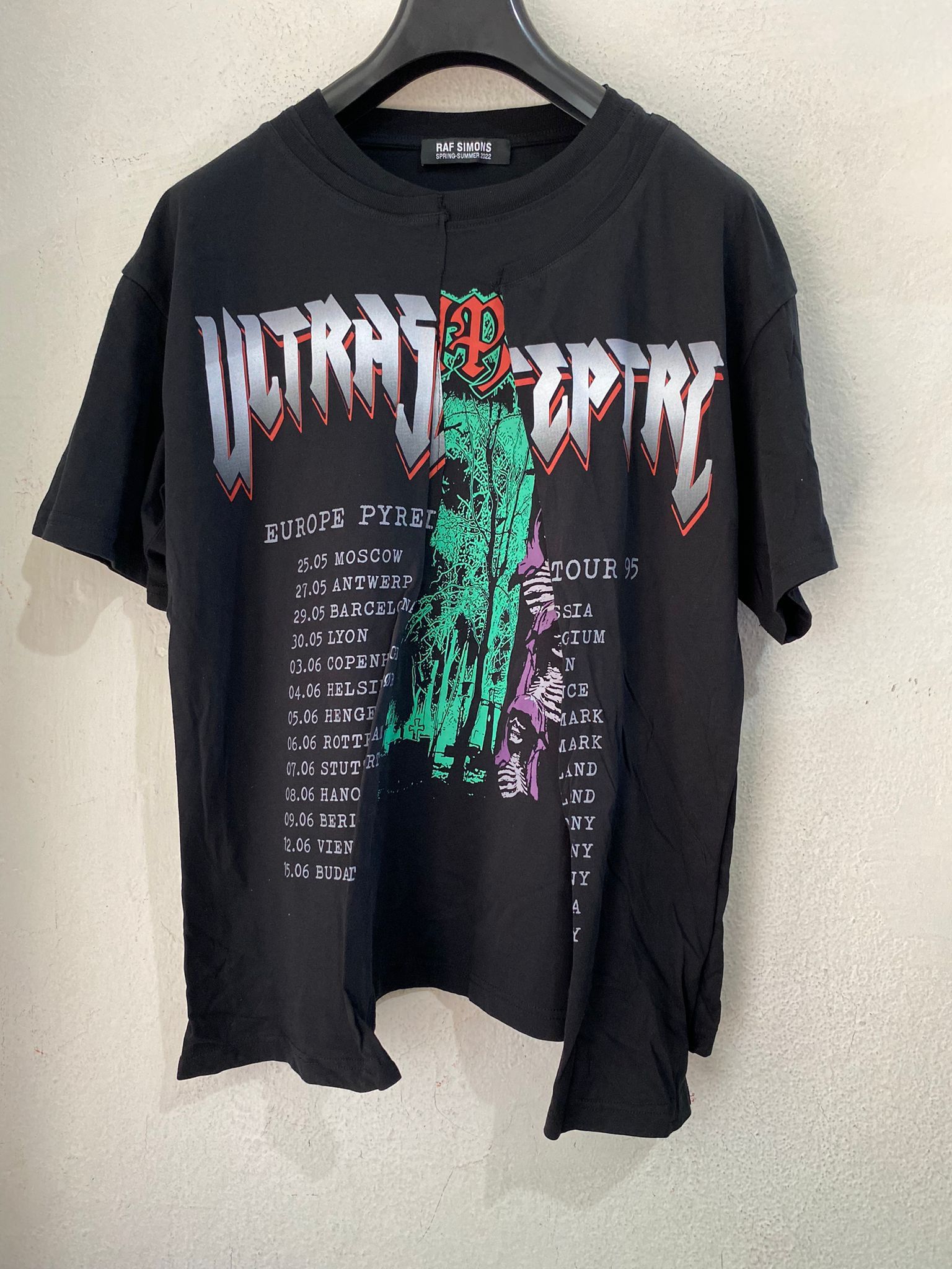 Raf Simons Black Doubled Ultrascept T-Shirt Size US M / EU 48-50 / 2 - 3 Thumbnail