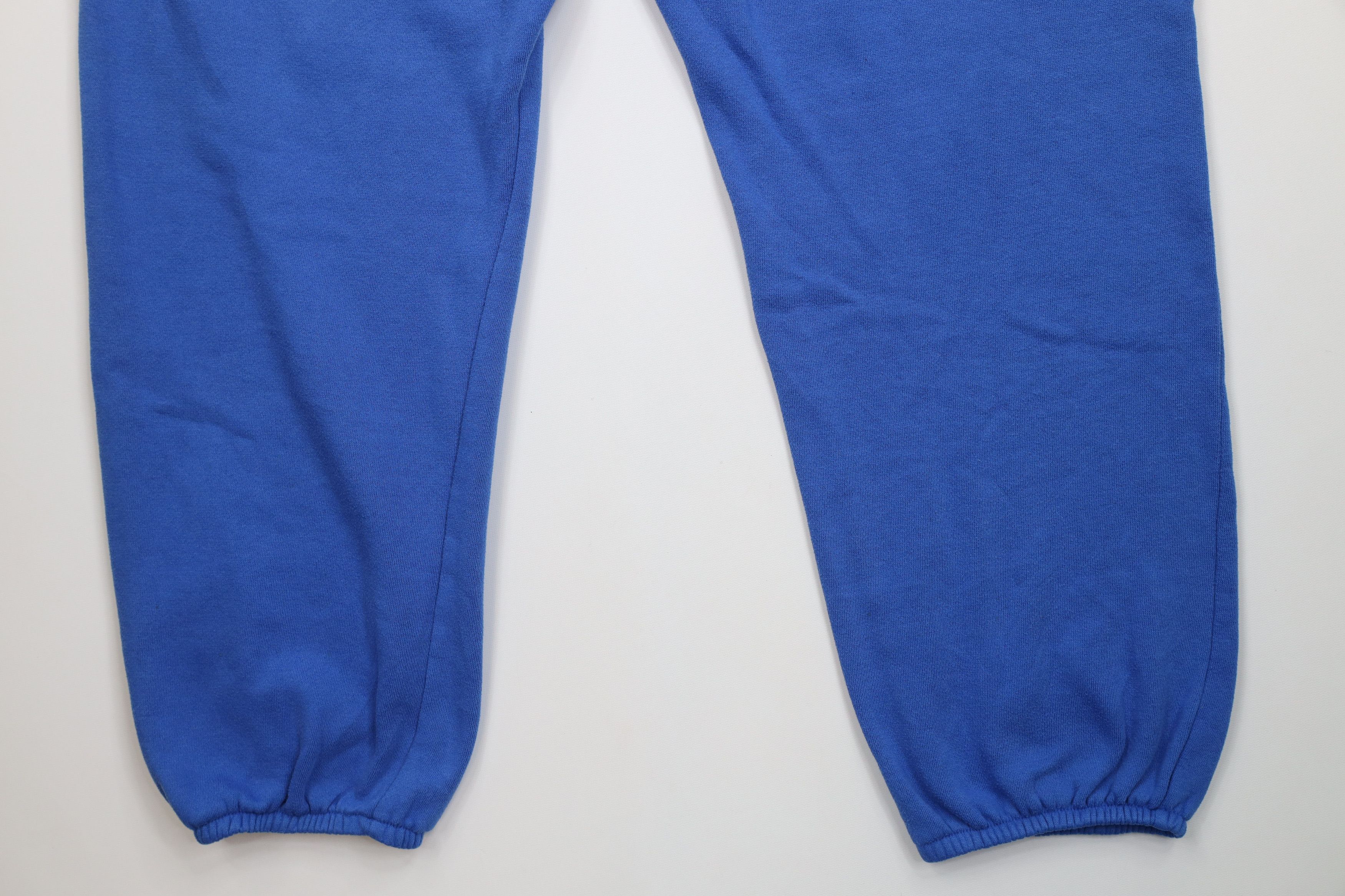 Nike Vintage 80s 90s Nike Swoosh Sweatpants Joggers Royal Blue Size US 38 / EU 54 - 14 Thumbnail
