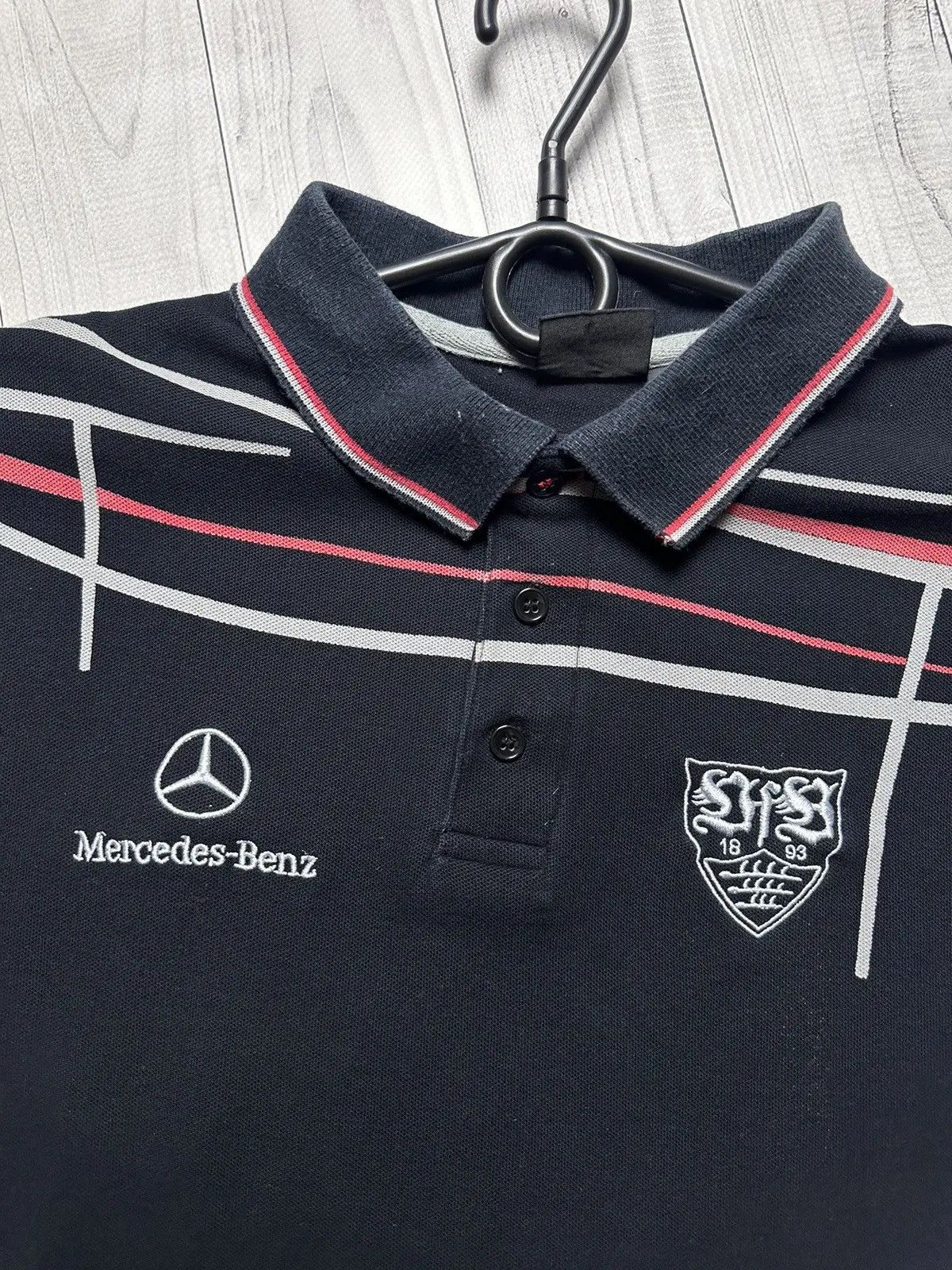 Mercedes-Benz Vintage Stuttgart soccer polo Mercedes Benz logo size S Size US S / EU 44-46 / 1 - 3 Thumbnail