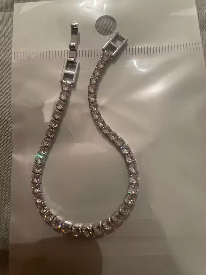 Jewelry DIAMOND Iced Out Bracelet Link 16 cm Size ONE SIZE - 6 Thumbnail