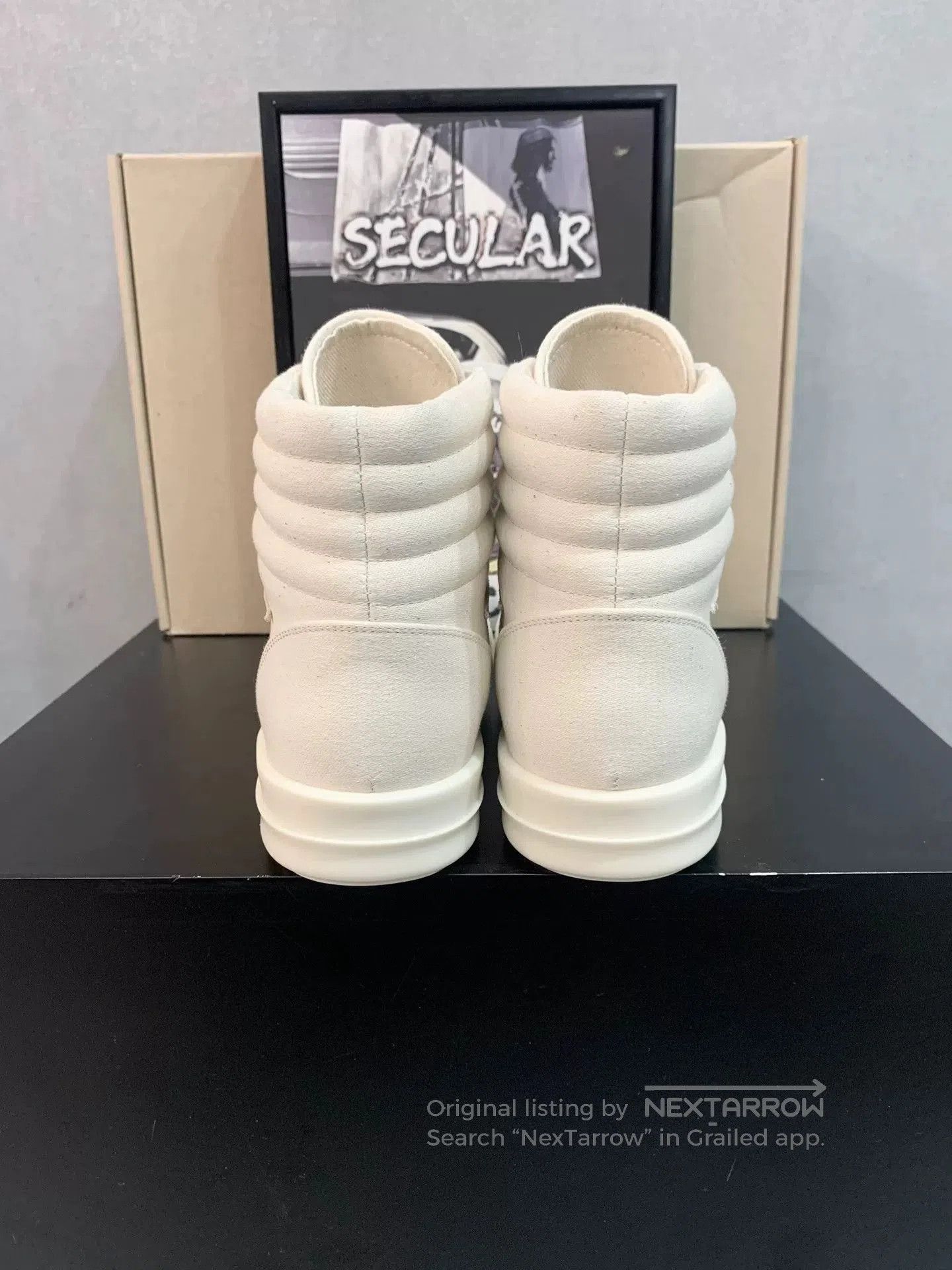 Rick Owens Rick Owens 24SS White High. Size US 5 / IT 35 - 7 Thumbnail