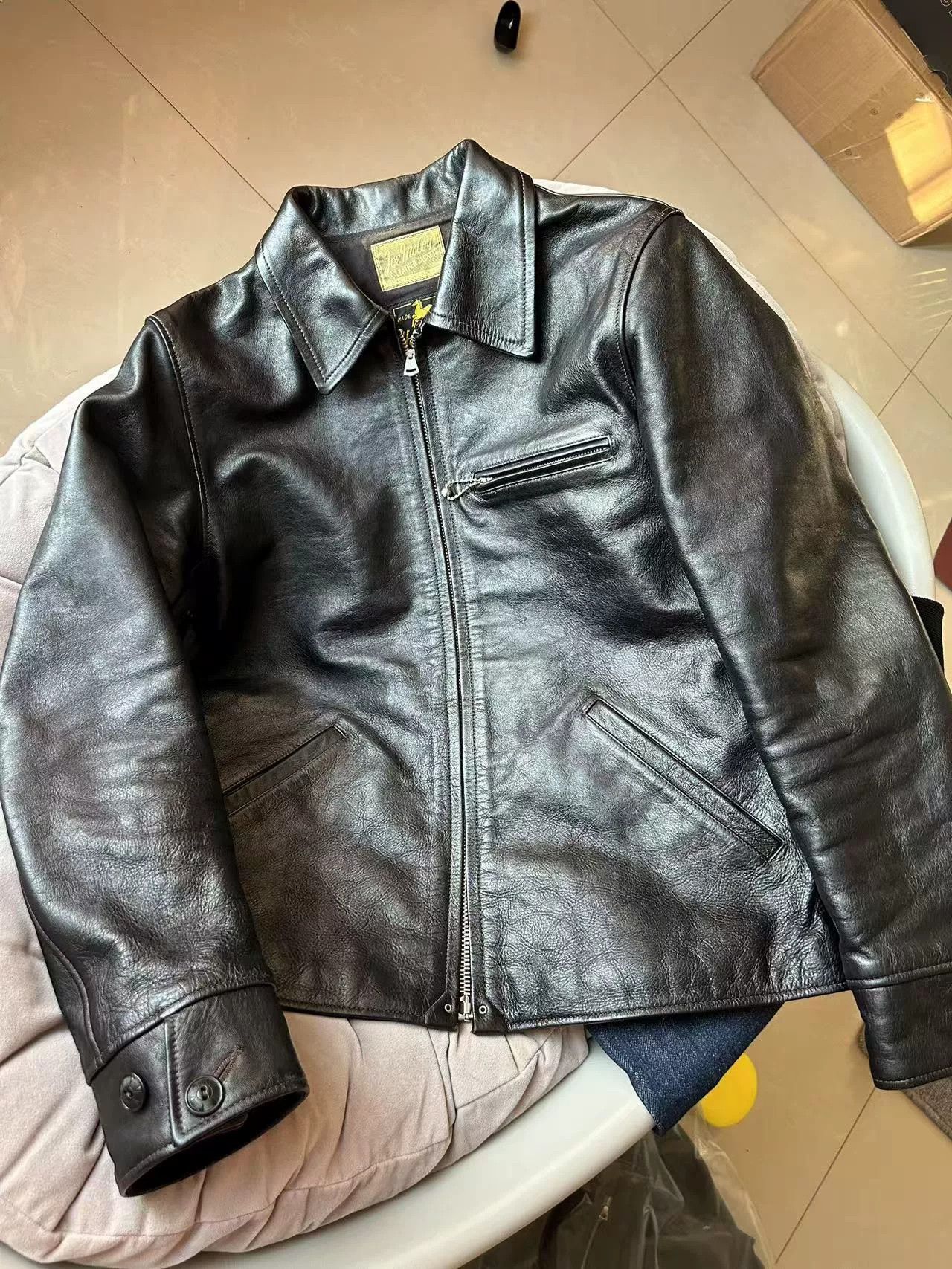 The Real McCoy's real McCoy 1930 black leather jacket Size US M / EU 48-50 / 2 - 1 Thumbnail