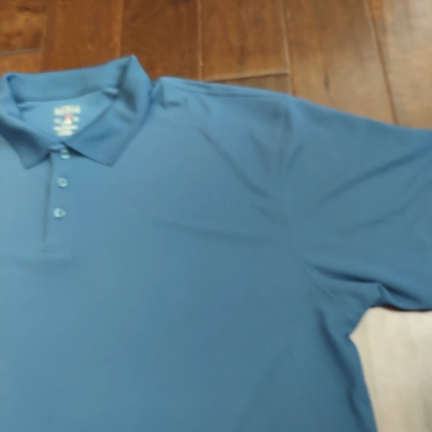 Vintage RedHead Mens Short Sleeve Solid Blue Polo Shirt - 2XL Size US XXL / EU 58 / 5 - 6 Thumbnail