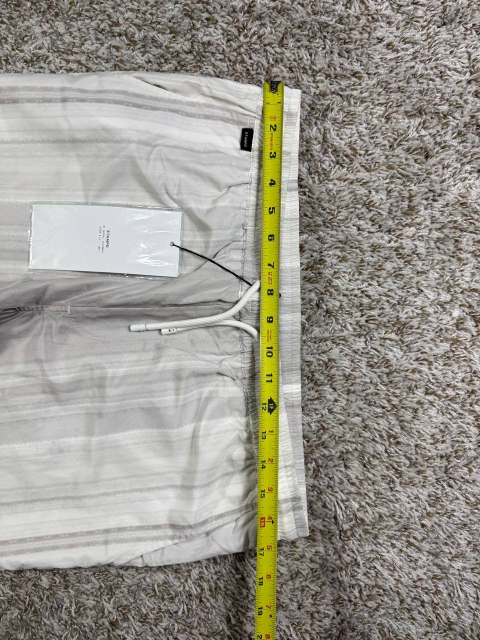 Stampd Stampd Drawstring Polyester Pants In Stripe Size US 34 / EU 50 - 7 Thumbnail
