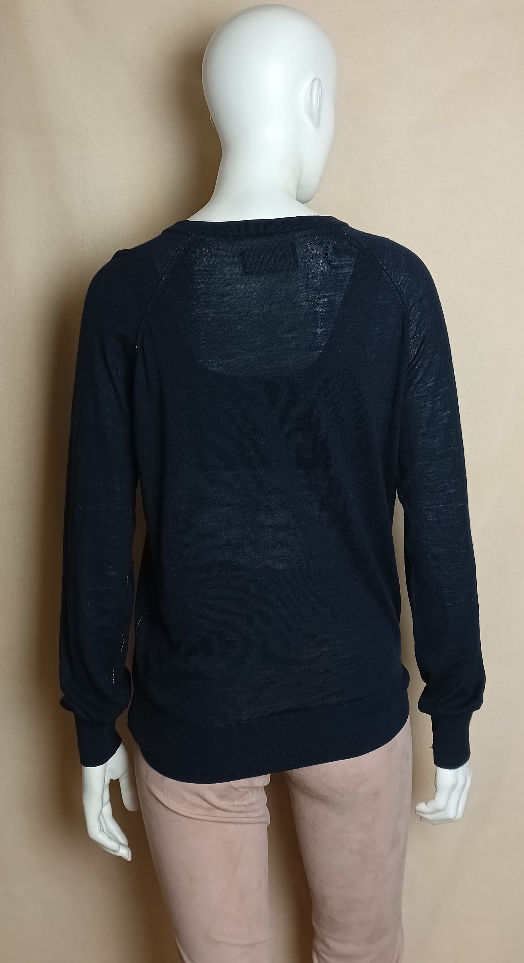 Zadig & Voltaire Zadig & Voltaire Mon Amour Logo Merino Wool Sweater Size S Size S / US 4 / IT 40 - 6 Thumbnail