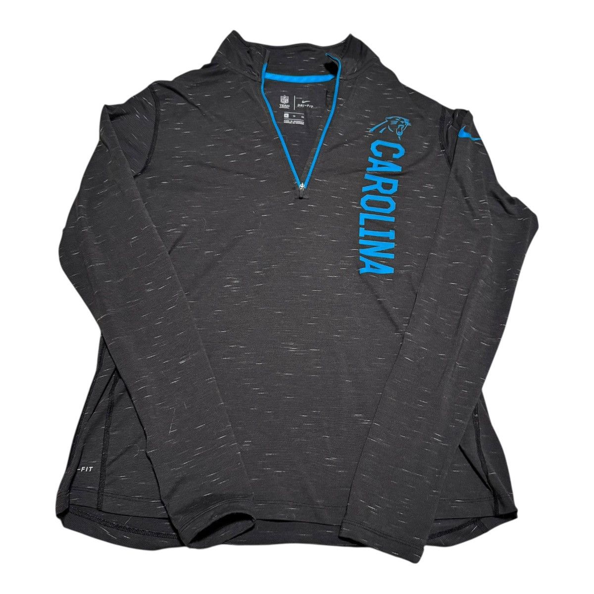 Nike Nike Carolina Panthers Lightweight Pullover Women's L Size L / US 10 / IT 46 - 1 Thumbnail