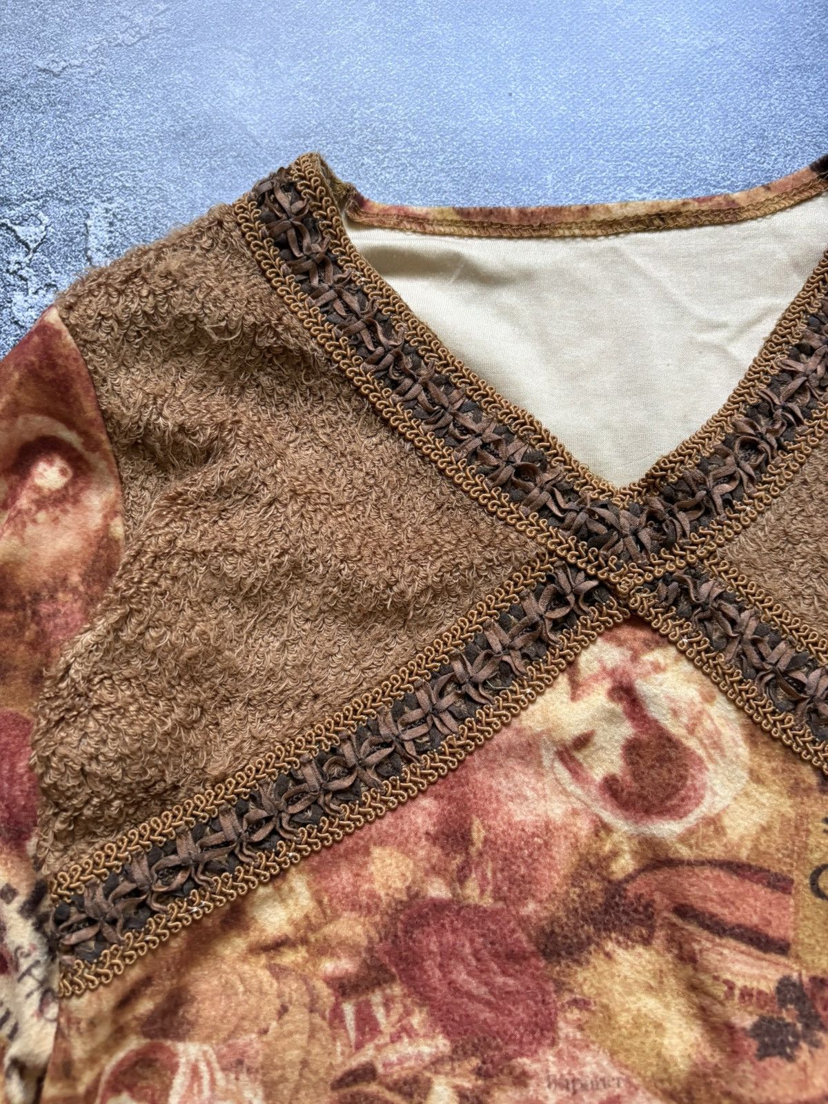 Jean Paul Gaultier Jean Paul Gaultier Vibe Y2K Grunge Fairy Bell Sleeve Top Size M / US 6-8 / IT 42-44 - 10 Thumbnail