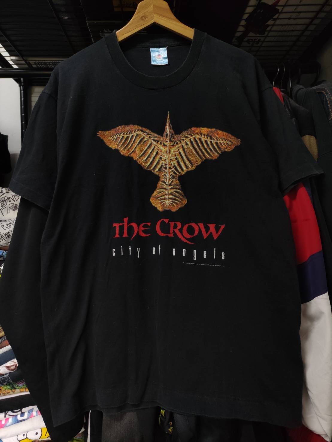 Expert Horror Vtg 90's The Crow City of Angels Movie T-Shirt Size US L / EU 52-54 / 3 - 2 Thumbnail