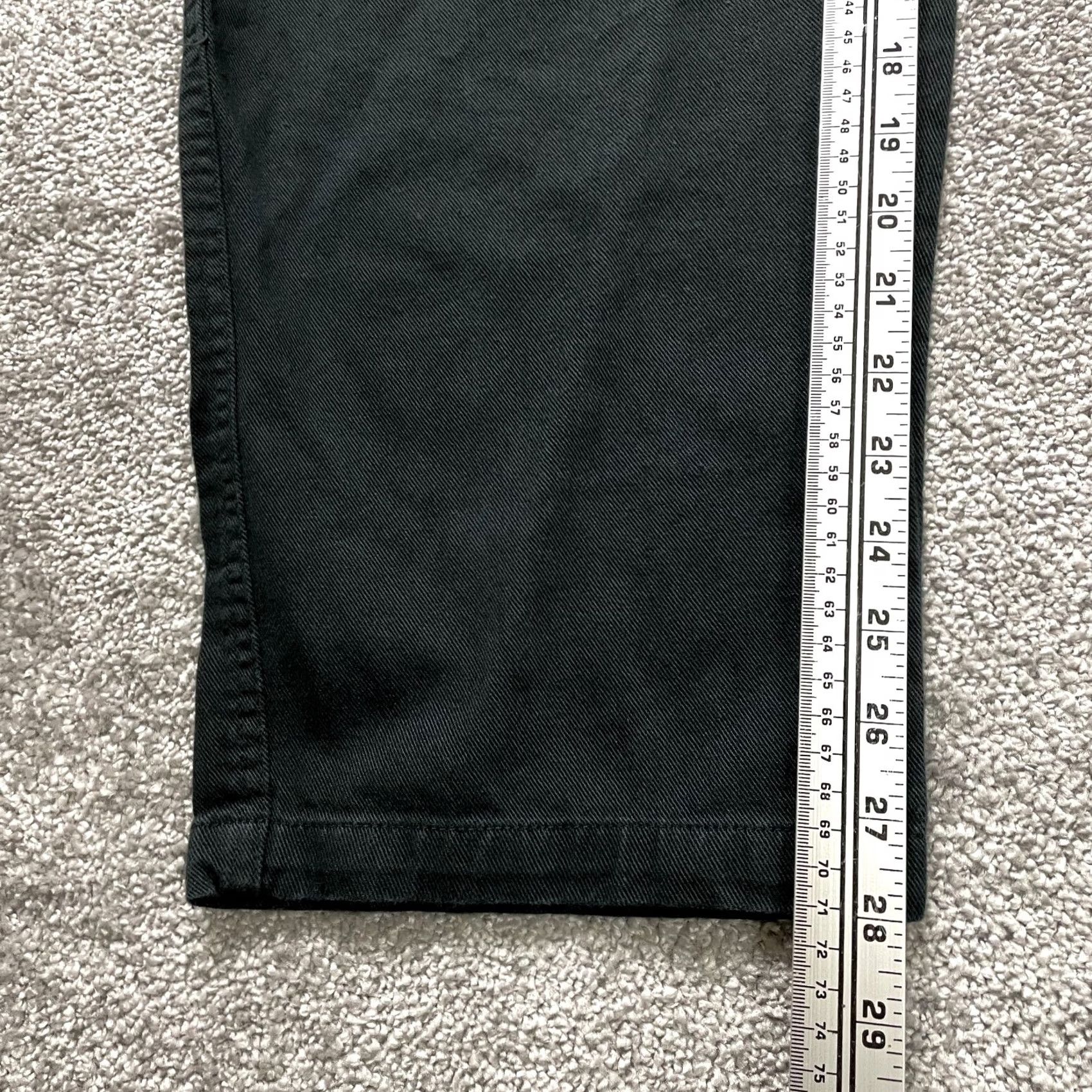 Vintage Woman Within Jeans Pants Womens Plus 16W Black Classic Fit Straight 28x28 Size 28" / US 6 / IT 42 - 3 Thumbnail