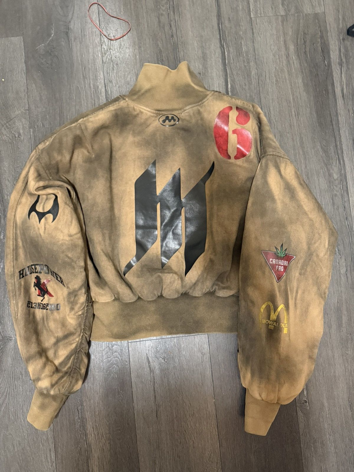 Mowalola Mowalola Crash Bomber Tan Size US L / EU 52-54 / 3 - 2 Thumbnail