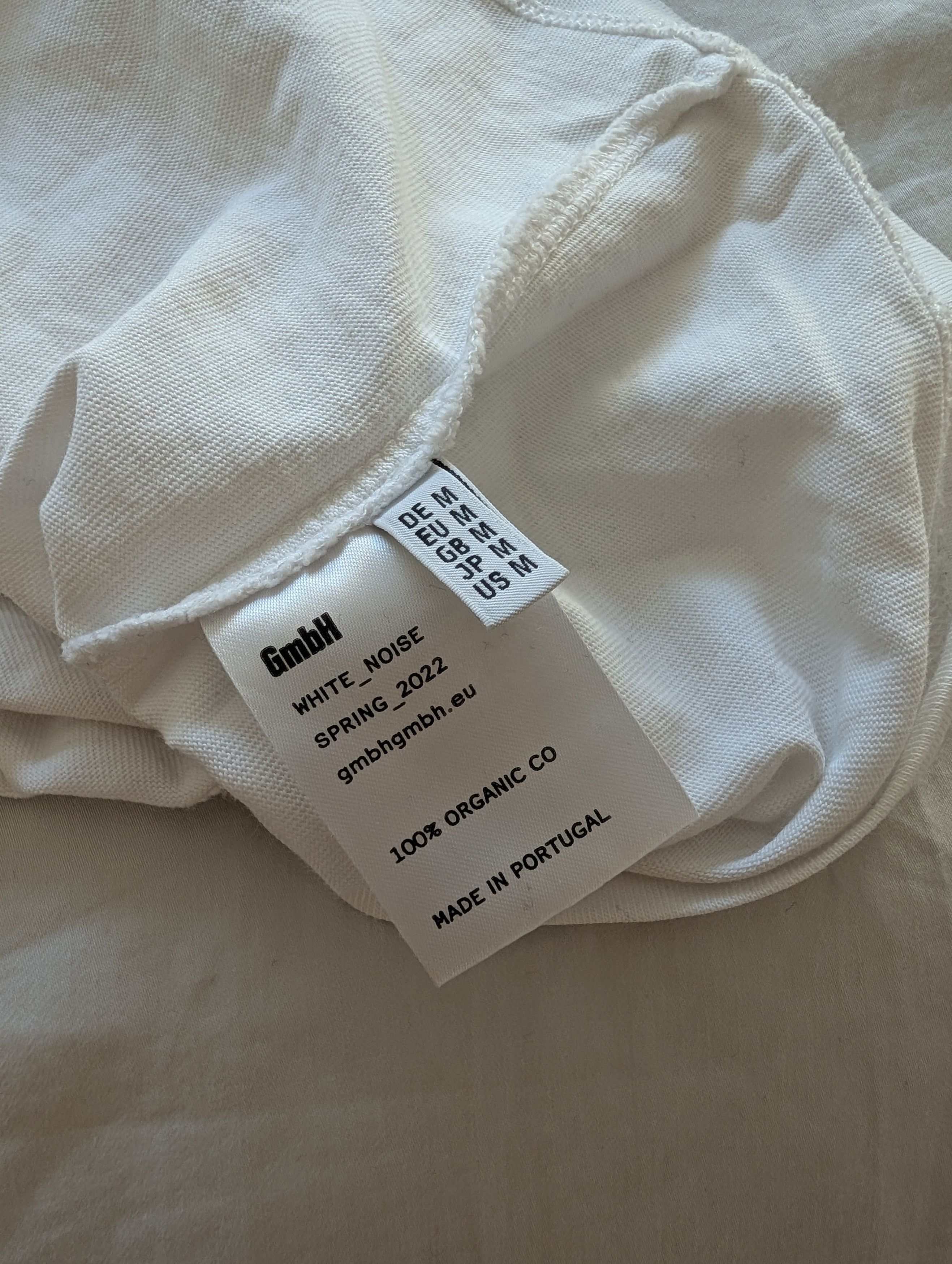 GmbH GmbH White T-shirt with Logo Size US M / EU 48-50 / 2 - 5 Thumbnail