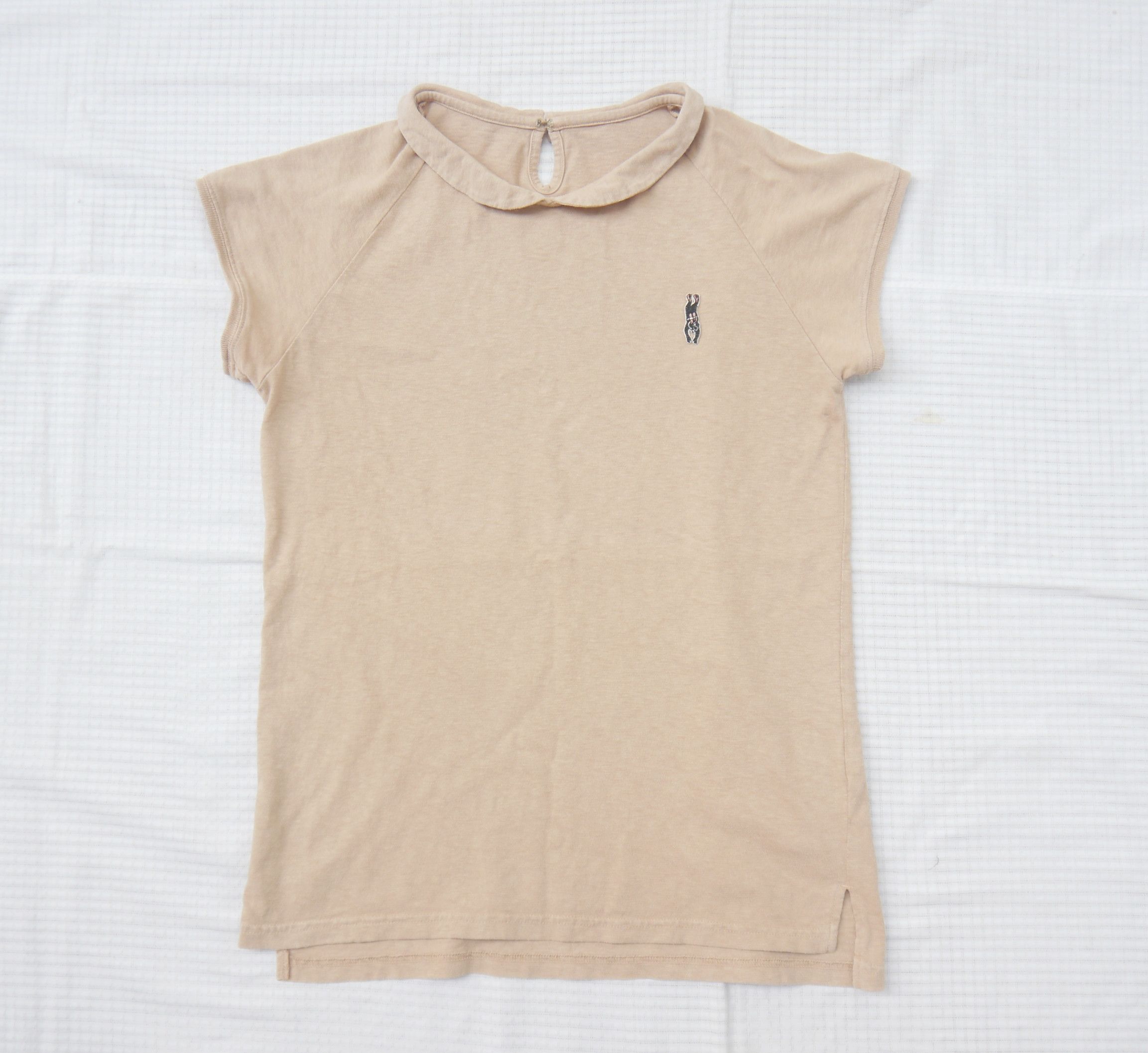 Kapital (S436) Kapital Beige Scuba Diver Patch Cap Sleeve Shirt 1 Size S / US 4 / IT 40 - 1 Thumbnail