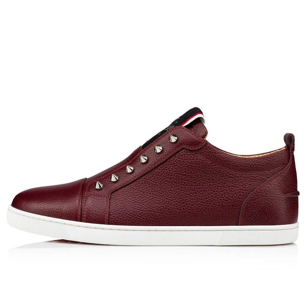 Christian Louboutin o1s1wg110924 F.a.v Fique A Vontade Snekers in Red Size US 8 / EU 41 - 2 Thumbnail