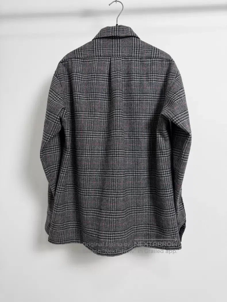 Saint Laurent Paris Saint Laurent Paris Black and Grey Plaid Wool Shirt Size US S / EU 44-46 / 1 - 2 Thumbnail