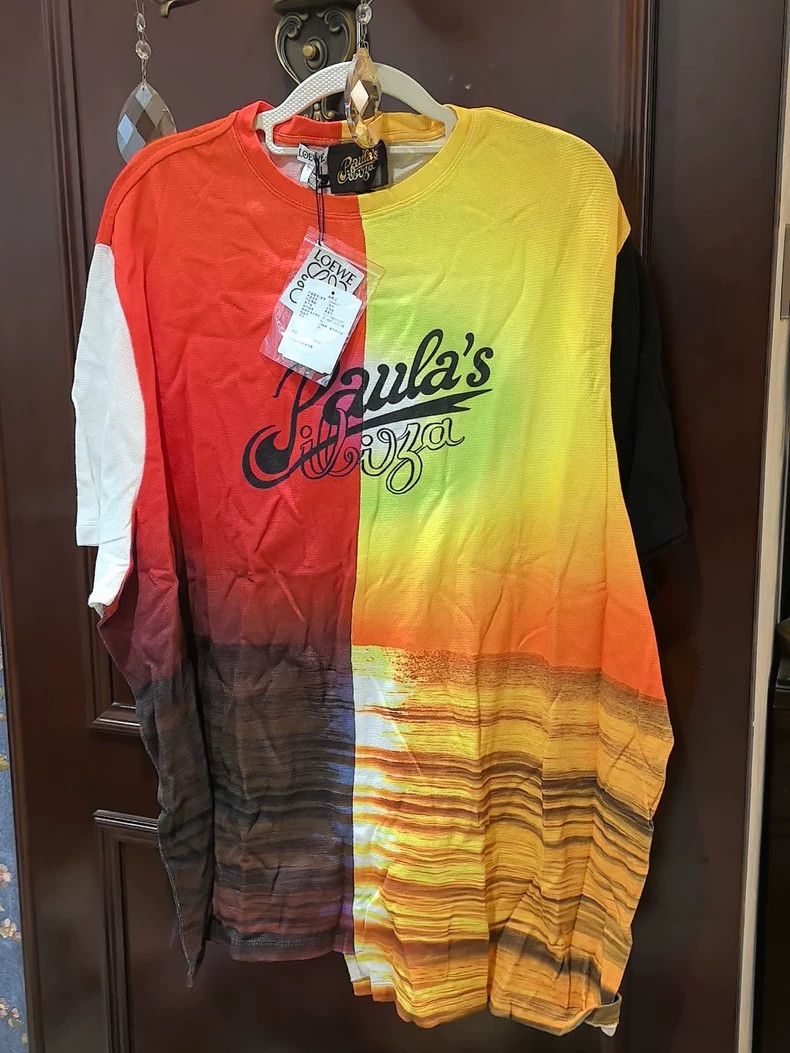 Loewe loewe Sunset floral color-blocked round neck short sleeves Size US L / EU 52-54 / 3 - 1 Thumbnail