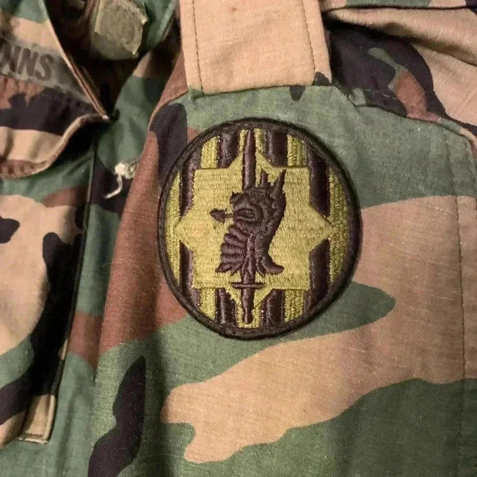 Designer Army jacket thick warm Size US S / EU 44-46 / 1 - 4 Thumbnail