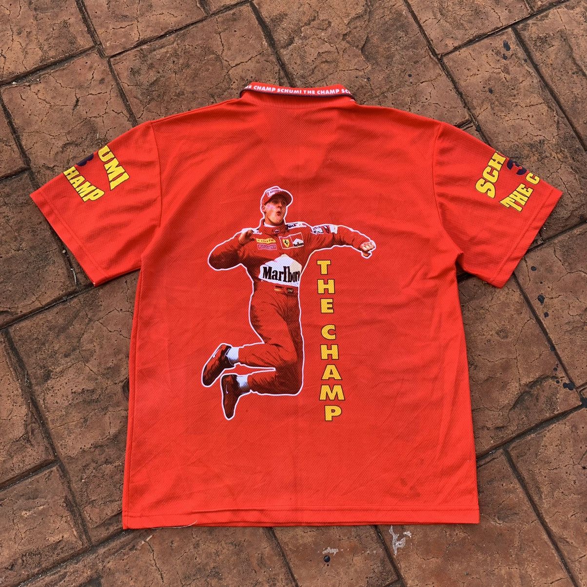 Ferrari Vintage formula one michael schumacher champions Jersey Size US XL / EU 56 / 4 - 10 Thumbnail