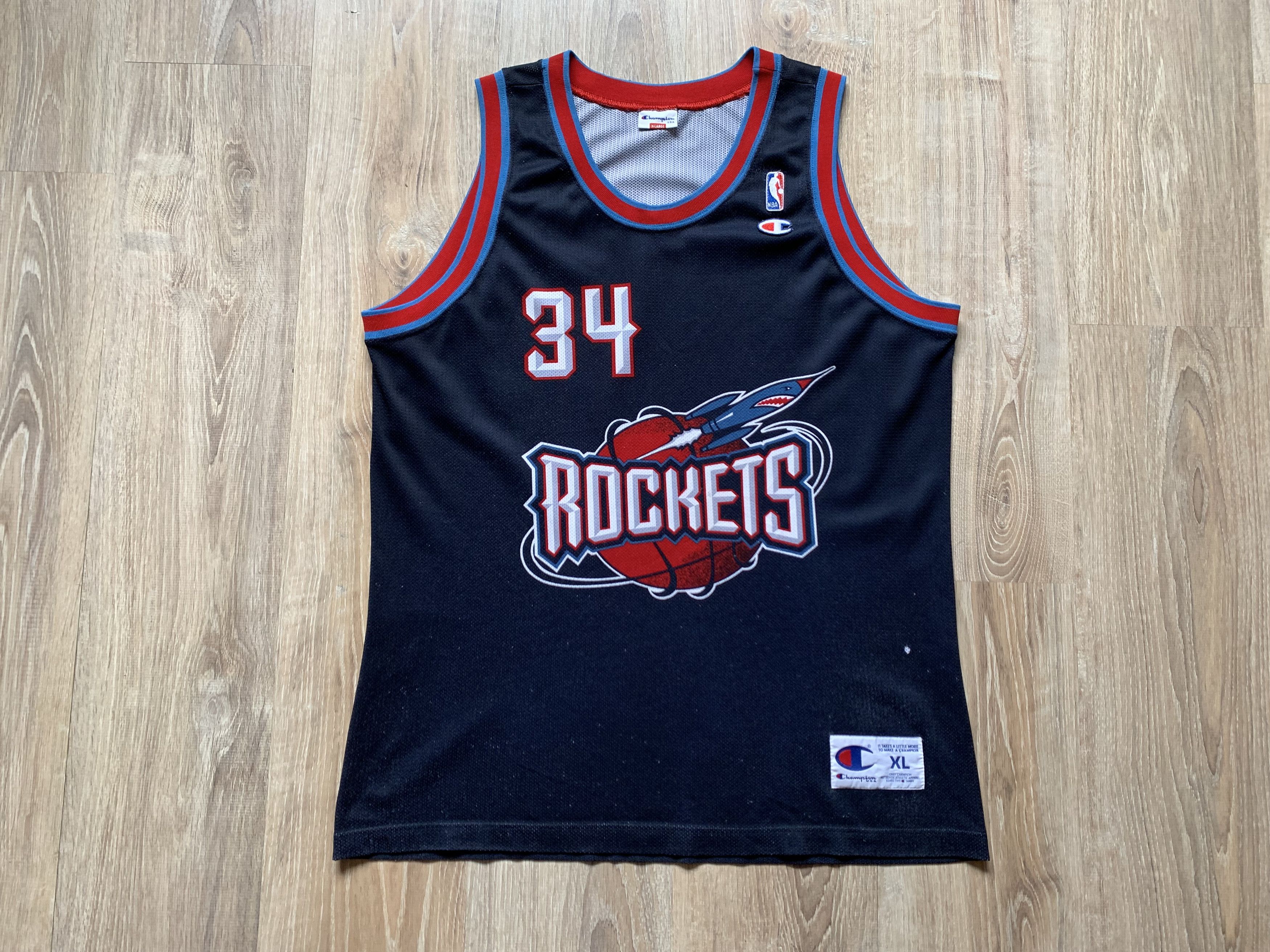 Hakeem Olajuwon 34番 ユニフォーム Vintage NBA Houston Rockets Hakeem Olajuwon #34 Jersey
