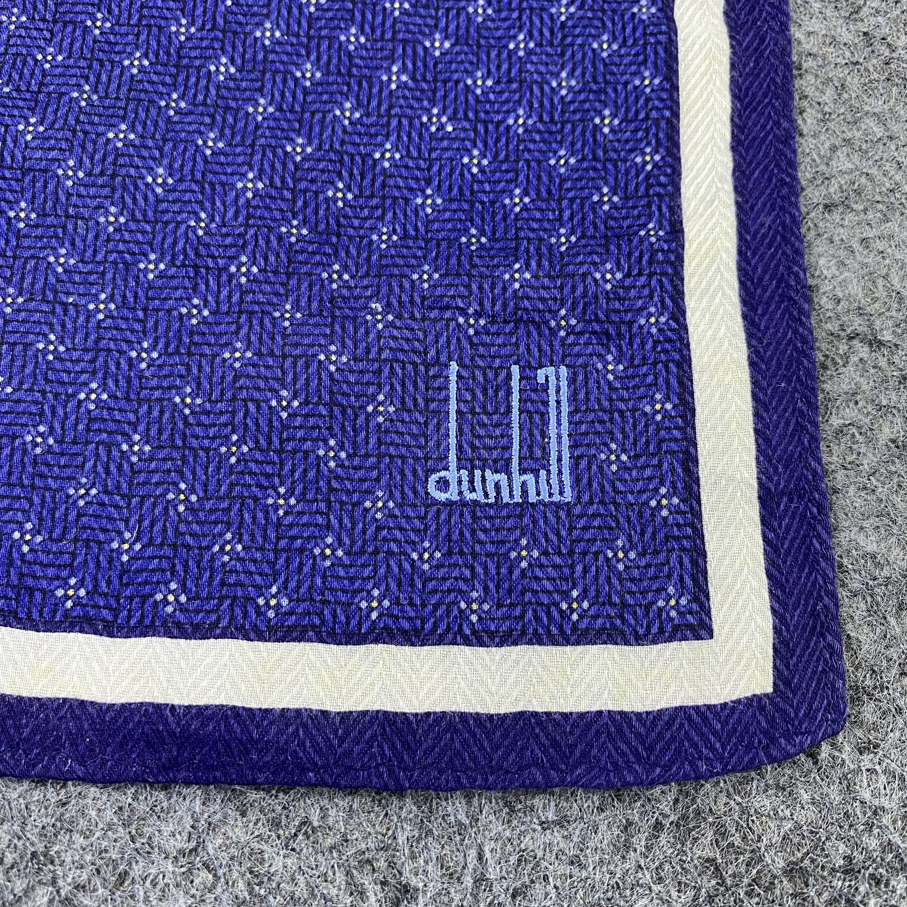 Alfred Dunhill Dunhill Handkerchief Neckerchief Bandana-B1571 Size ONE SIZE - 7 Thumbnail