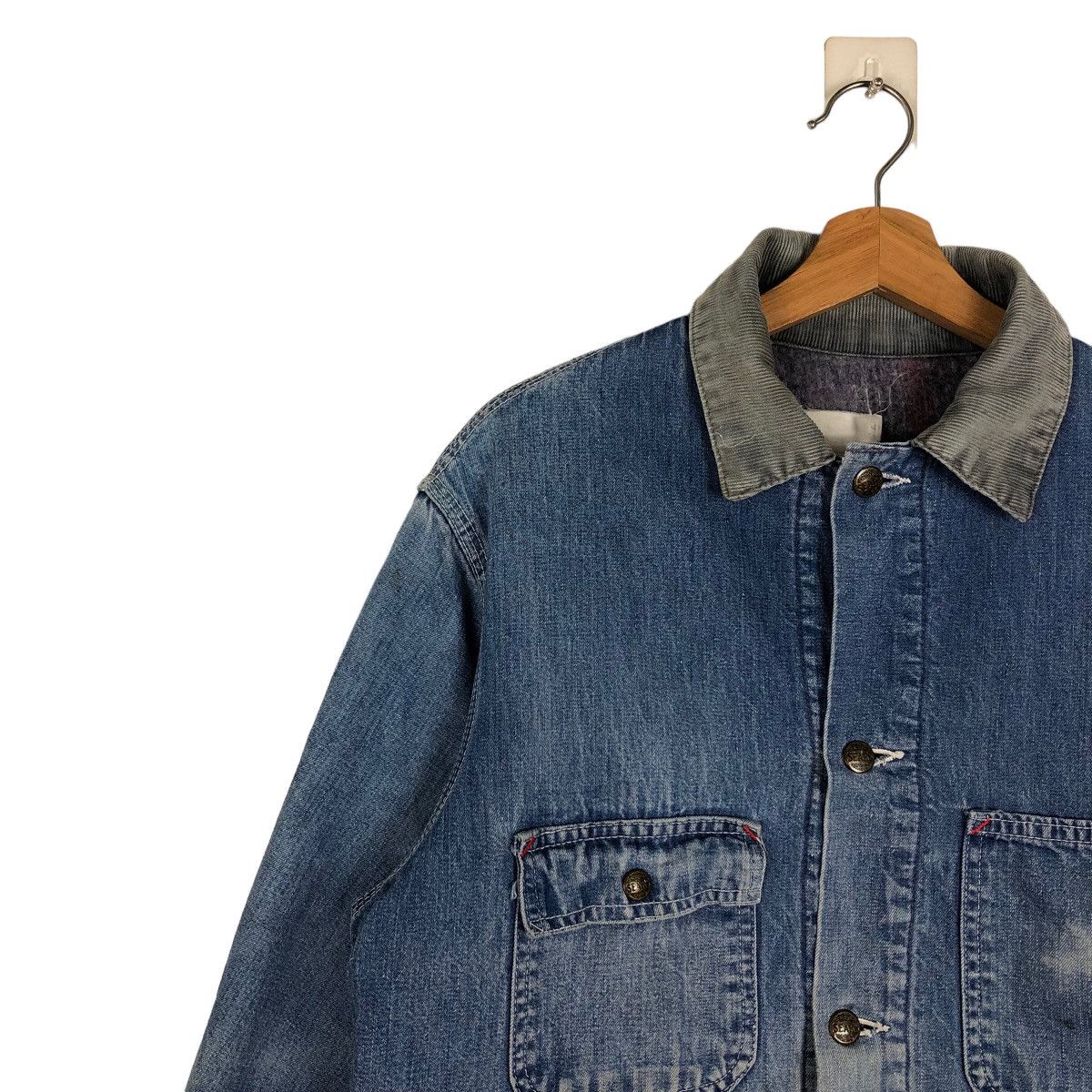 Sugar Cane 🔥80’s Vintage Chore Denim Jacket Sears Sugar Cane Blanket Size US M / EU 48-50 / 2 - 7 Thumbnail