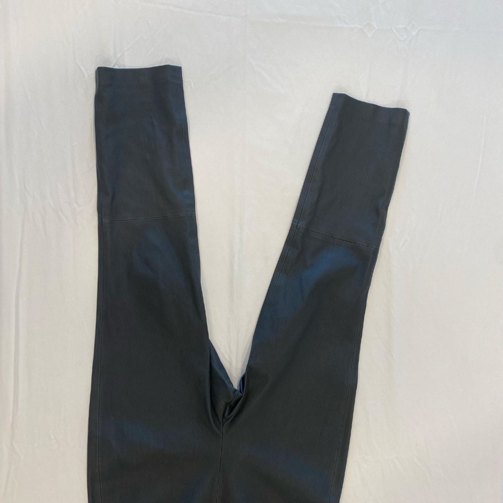 Helmut Lang Helmut Lang Women's Lamb Leather Pull On Trousers - 12 Size 34" / US 12 / IT 48 - 6 Thumbnail