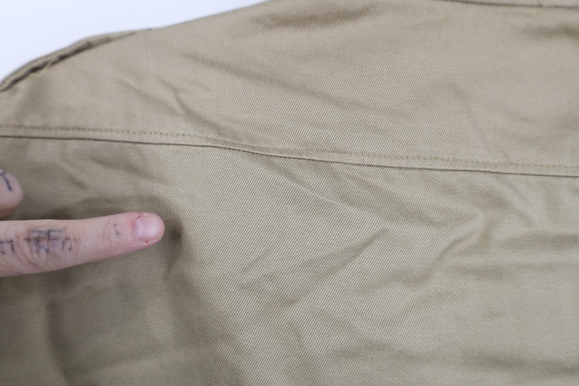 Vintage Vintage 70s Vietnam War Short Sleeve Button Shirt Khaki USA Size US S / EU 44-46 / 1 - 11 Thumbnail
