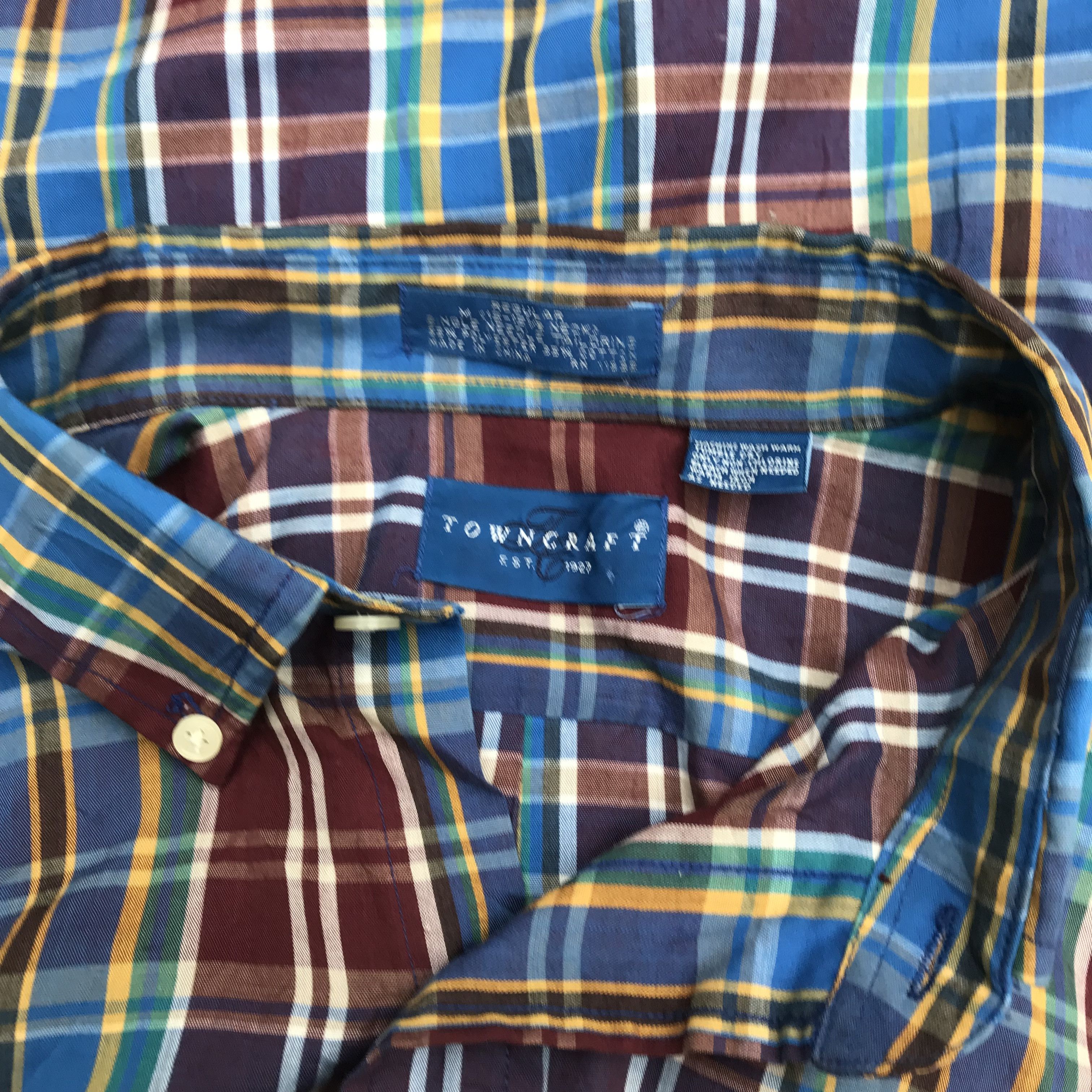 Towncraft Vintage Jc Penney Towncraft madrass ivy league Tartan Long Size US M / EU 48-50 / 2 - 6 Thumbnail