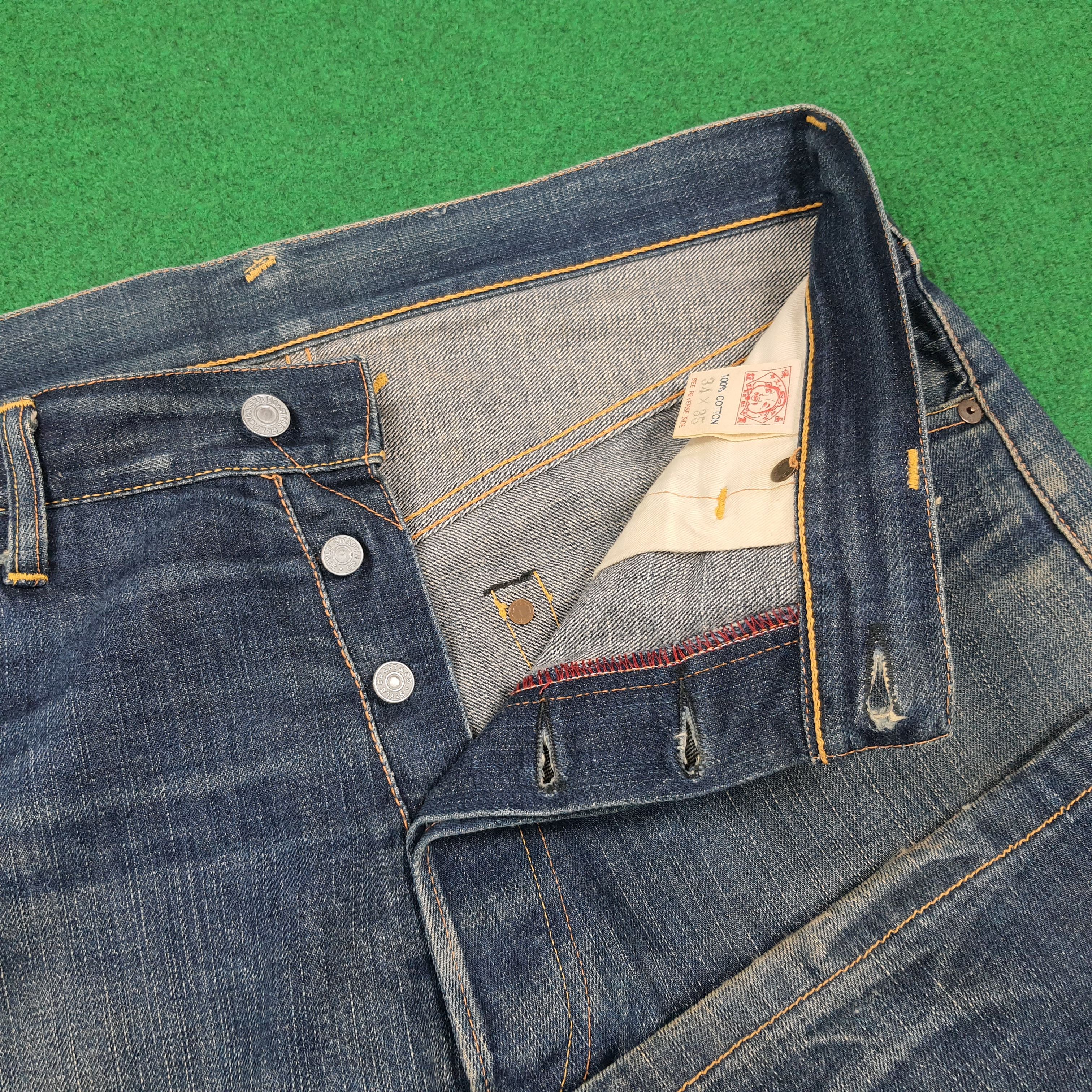 Evisu Vintage Evisu Japan Denim Custom Red Daicock Jeans C297N24 Size US 34 / EU 50 - 7 Thumbnail