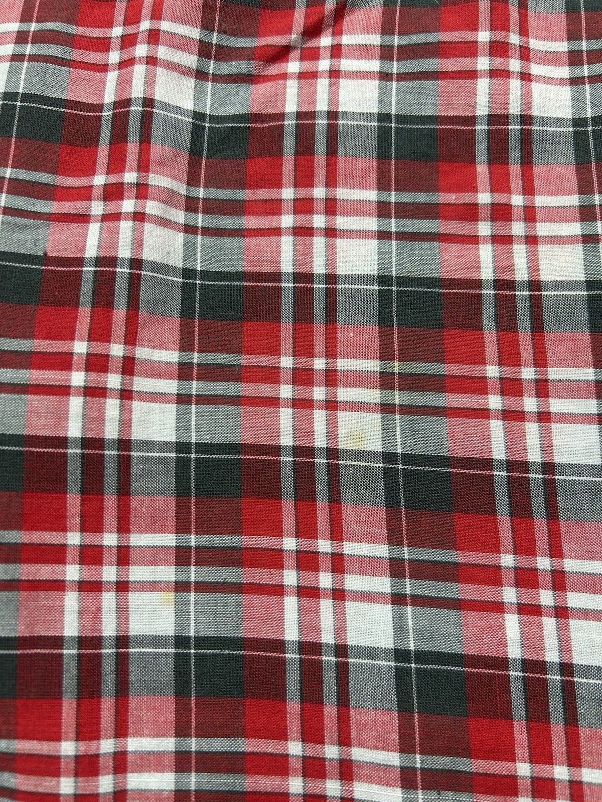Vintage Vintage 1960s button shirt cotton plaid distressed large Size US L / EU 52-54 / 3 - 9 Thumbnail